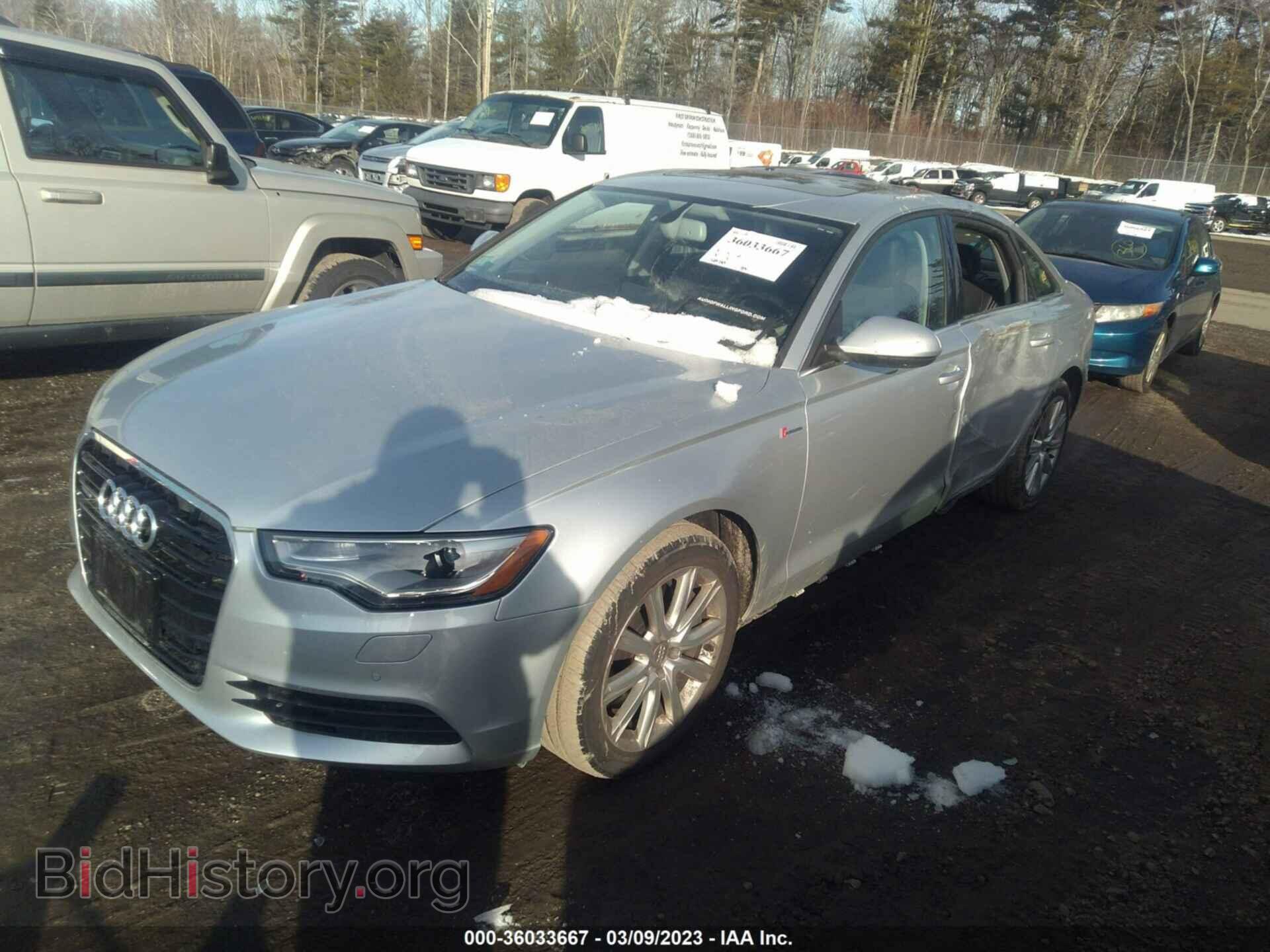 2013 AUDI A6 - VIN: WAUGGAFC5DN070407 - Фото 2