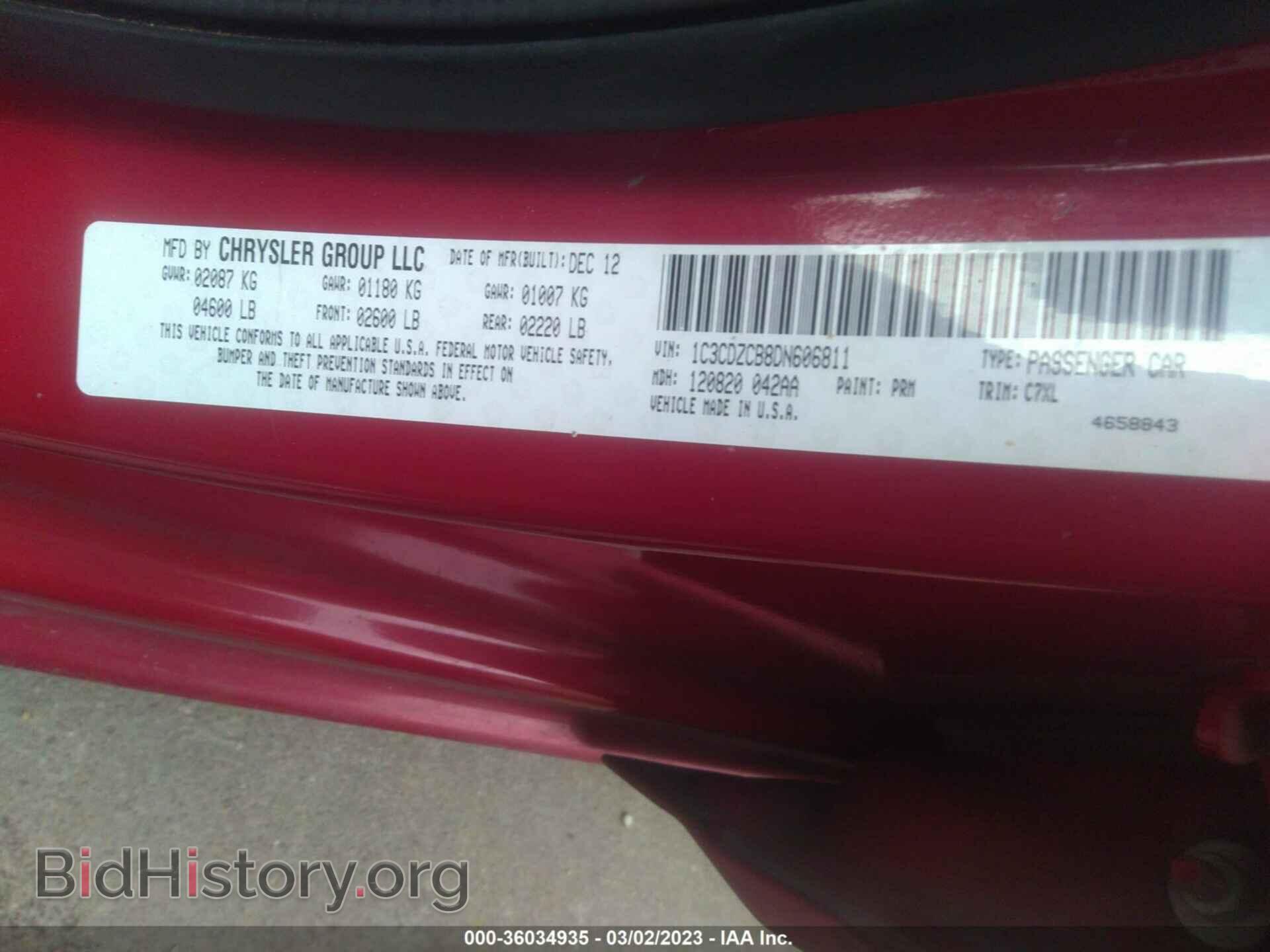 2013 DODGE AVENGER - VIN: 1C3CDZCB8DN606811 - Photo 9