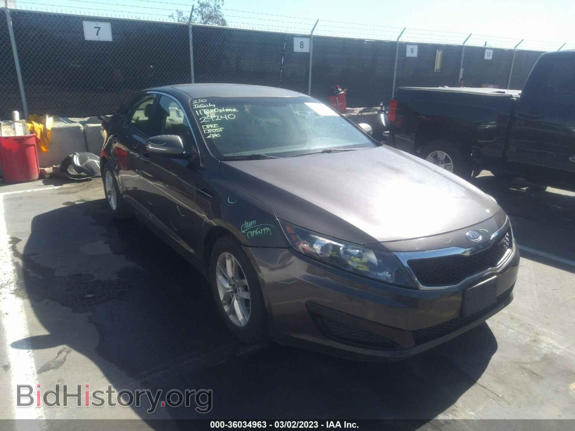 Фотография KNAGM4A78B5116863 - KIA OPTIMA 2011