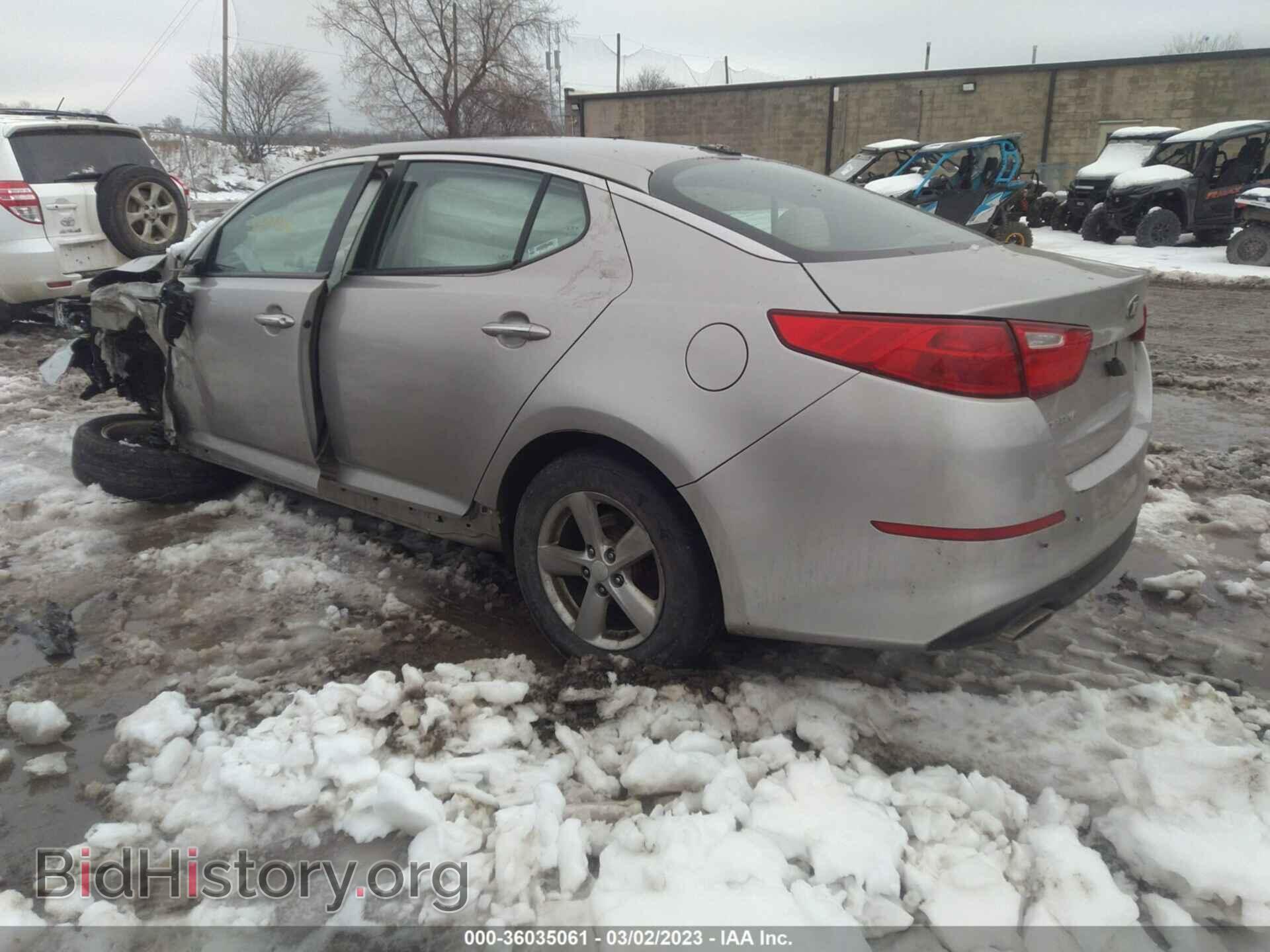 2015 KIA OPTIMA - VIN: KNAGM4A70F5547252 - Фото 3