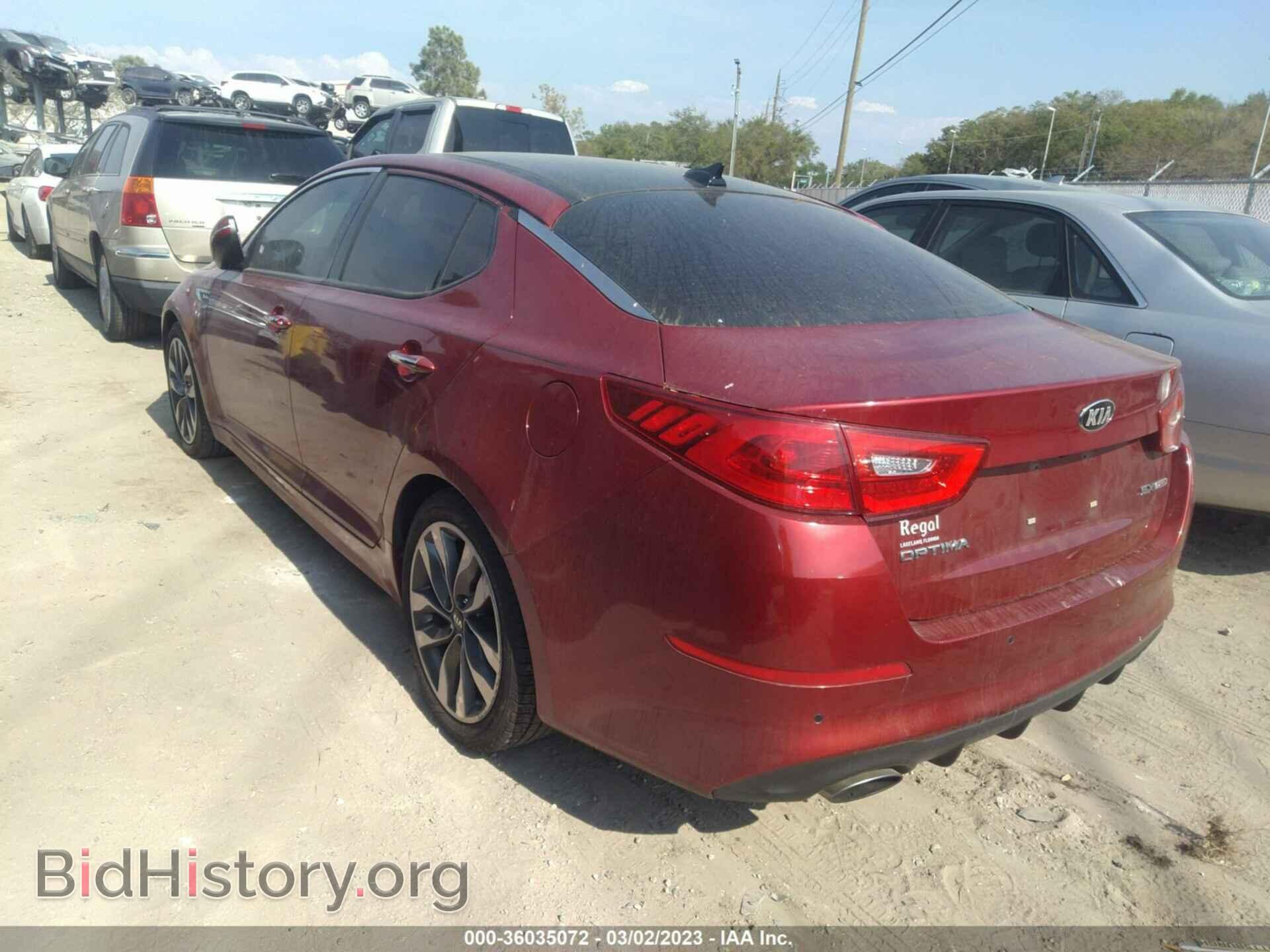 2015 KIA OPTIMA - VIN: 5XXGR4A63FG414041 - Фото 3