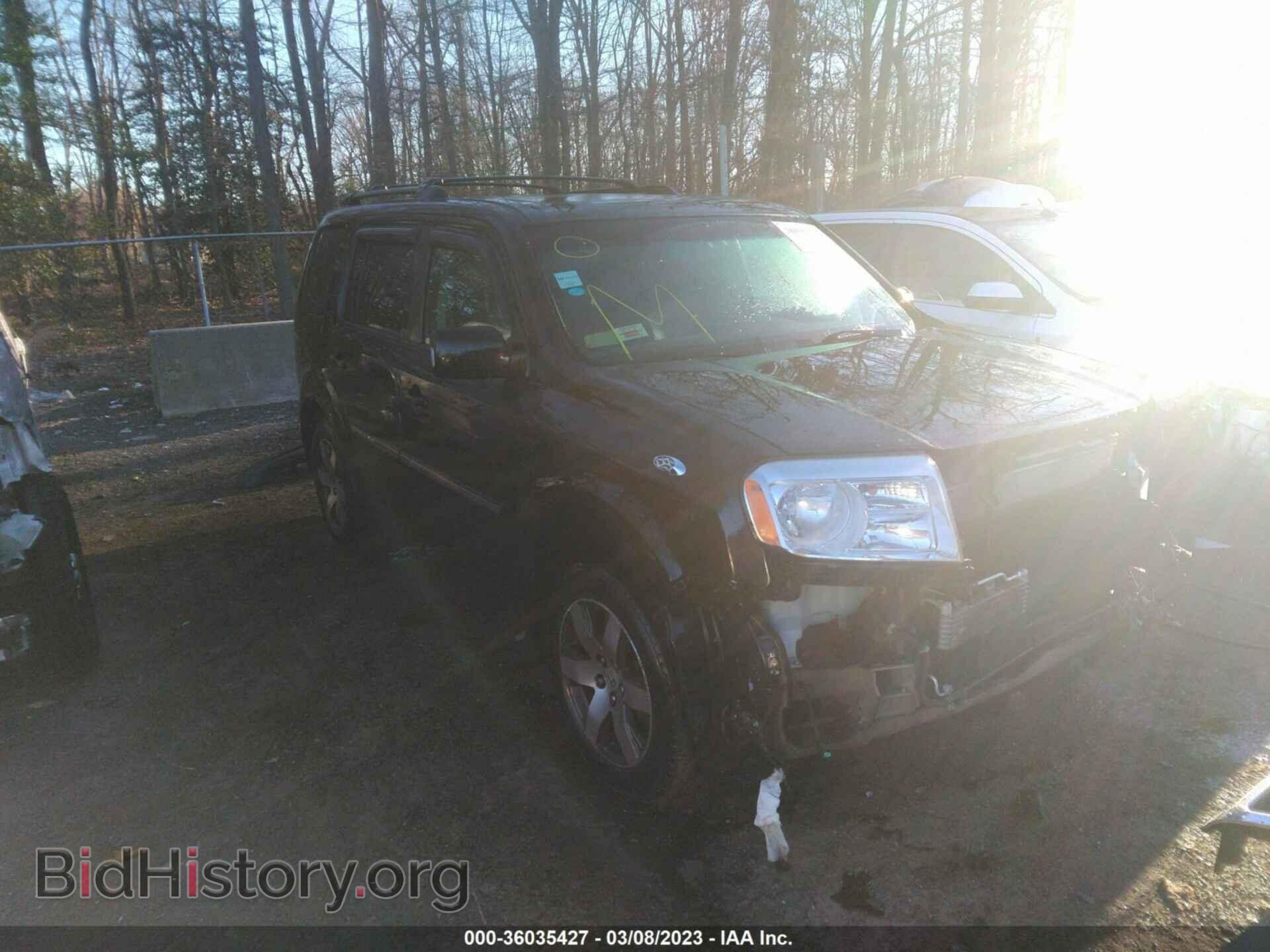 Фотография 5FNYF4H90CB066856 - HONDA PILOT 2012