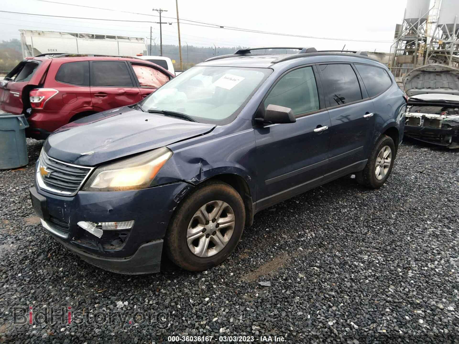 2013 CHEVROLET TRAVERSE - VIN: 1GNKRFKD3DJ200122 - Фото 2