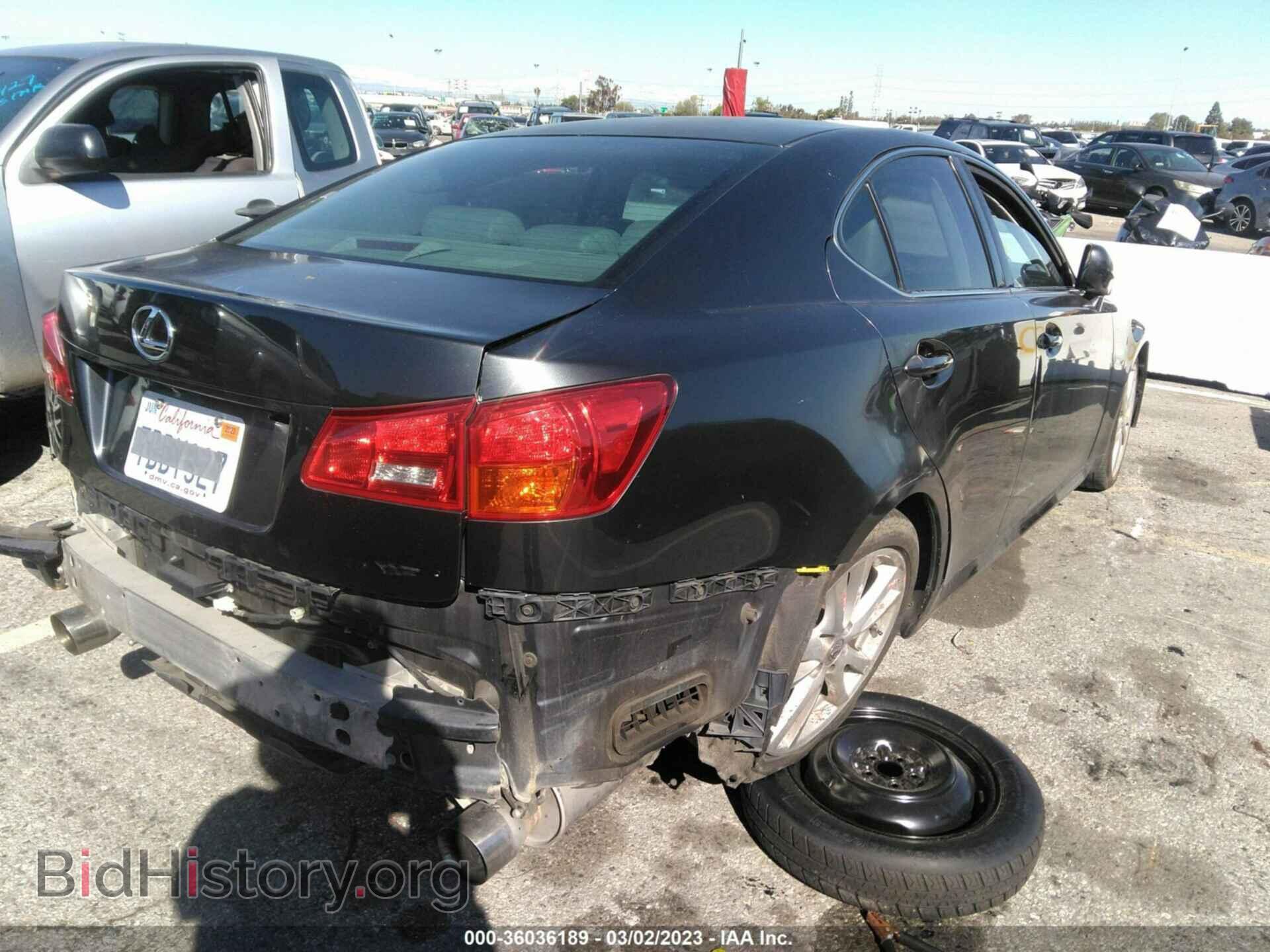 2006 LEXUS IS 350 - VIN: JTHBE262X65009586 - Фото 4