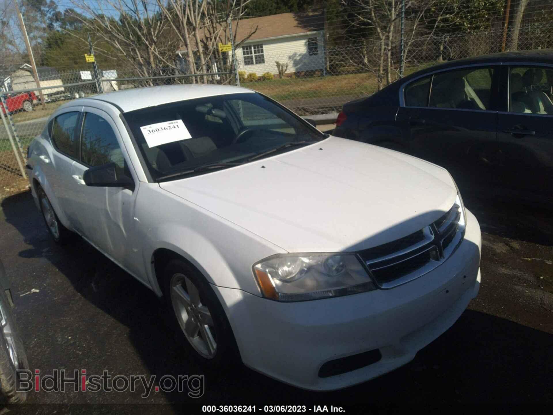 Фотография 1C3CDZAB2DN535446 - DODGE AVENGER 2013