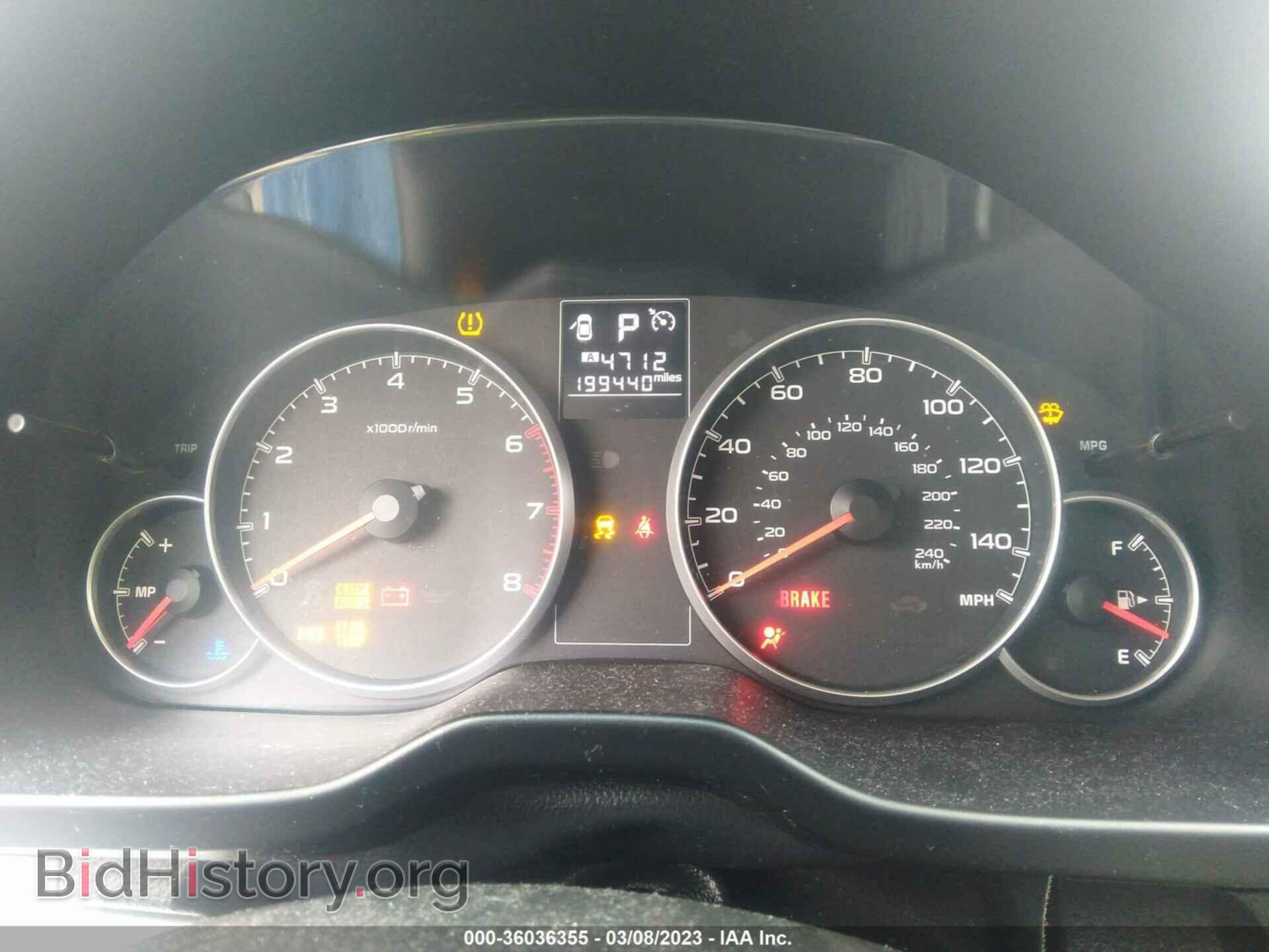 2014 SUBARU LEGACY - VIN: 4S3BMBC65E3028634 - Фото 7