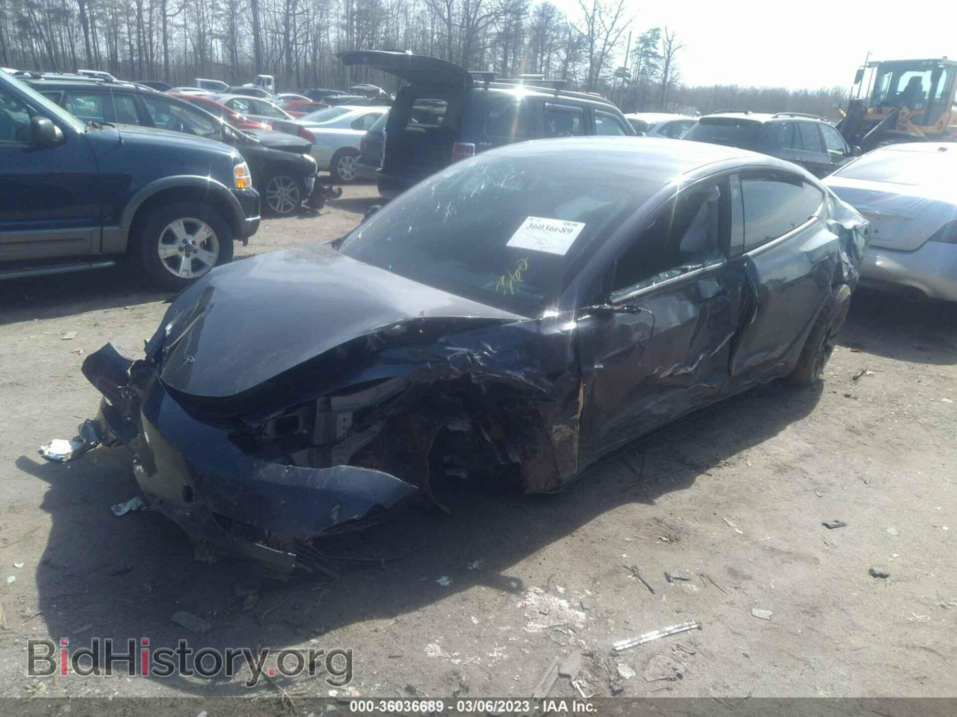 2022 TESLA MODEL 3 - VIN: 5YJ3E1EC1NF356036 - Фото 2