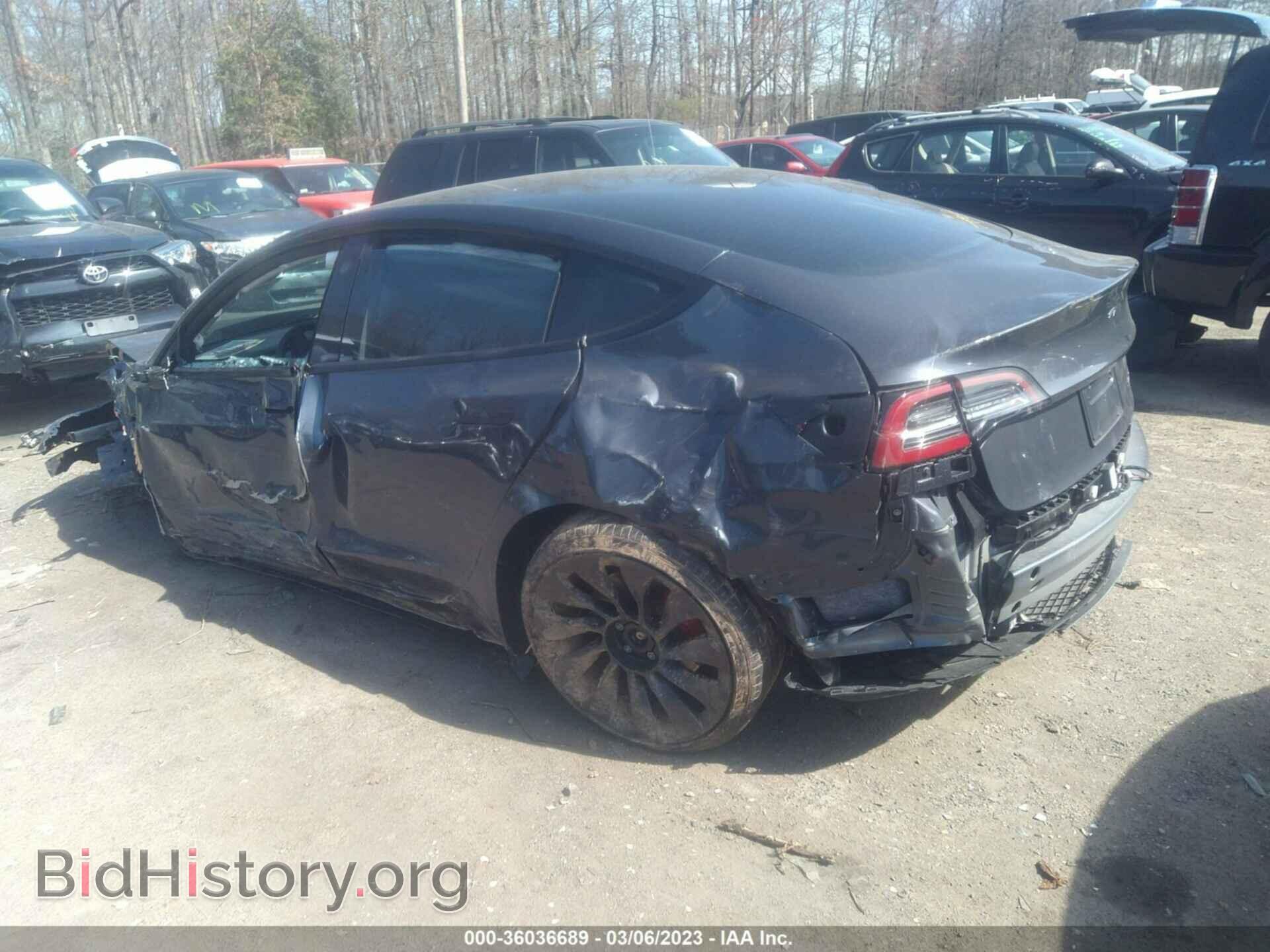 2022 TESLA MODEL 3 - VIN: 5YJ3E1EC1NF356036 - Фото 3