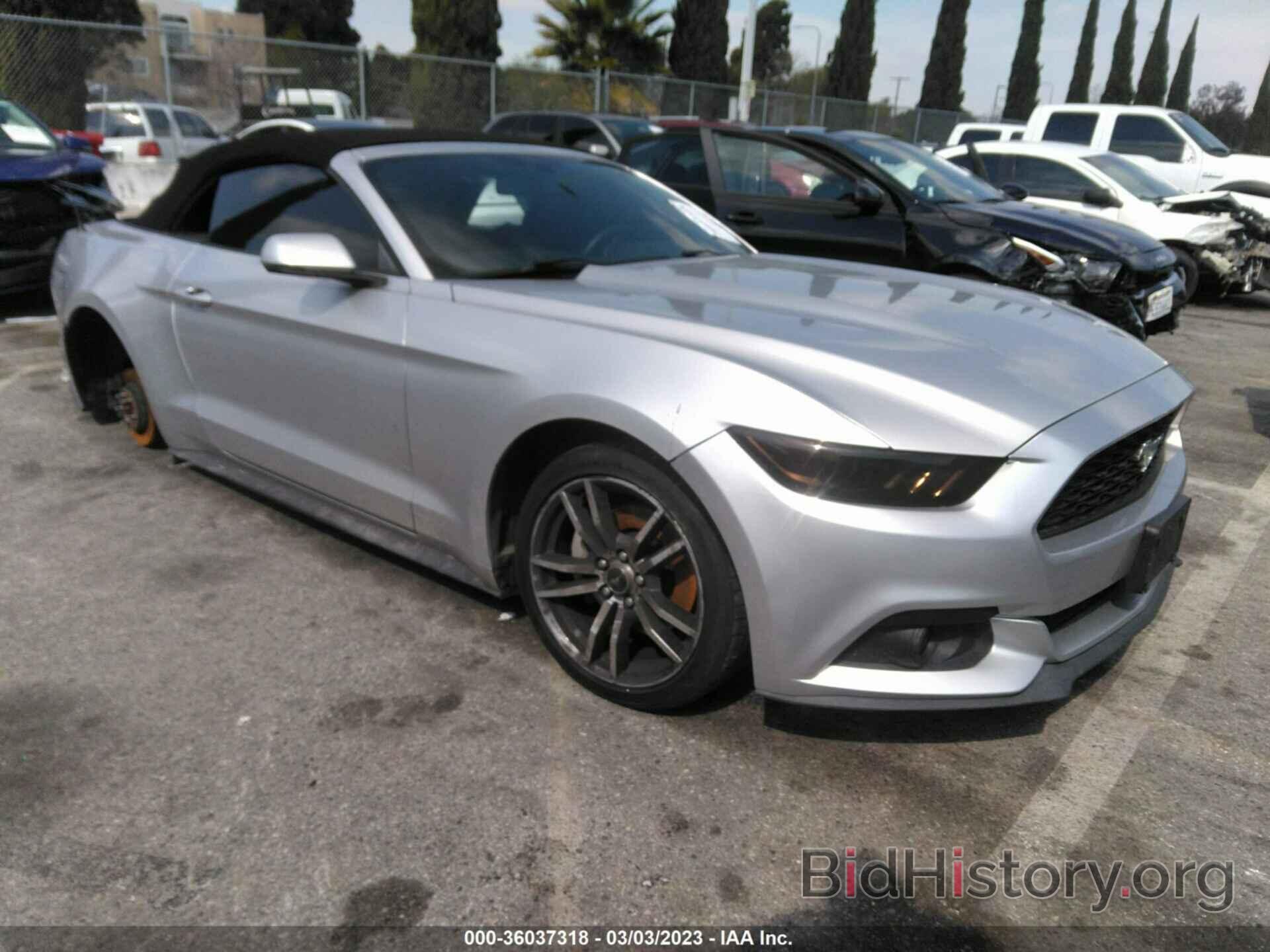 Photo 1FATP8UH0G5243317 - FORD MUSTANG 2016
