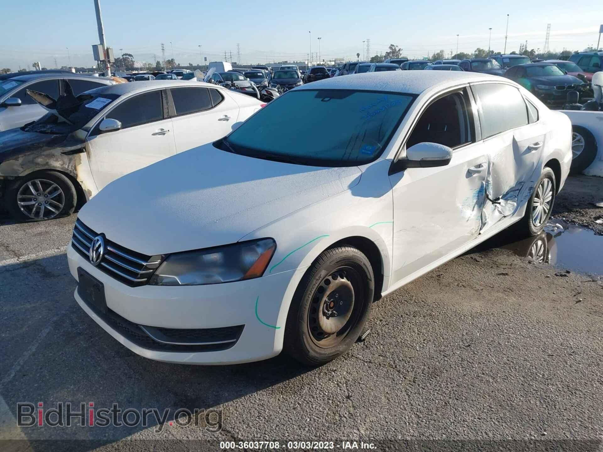 2014 VOLKSWAGEN PASSAT - VIN: 1VWAT7A38EC044313 - Фото 2