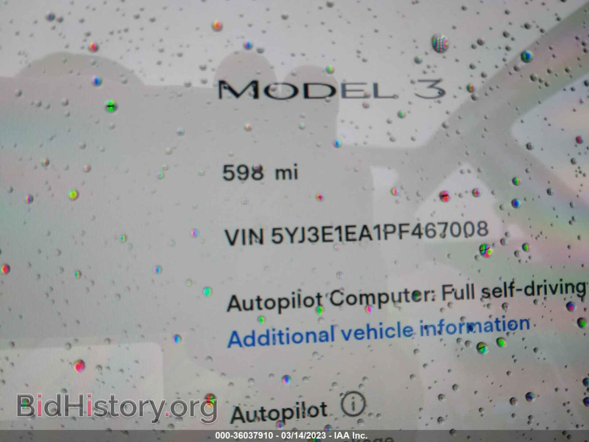 2023 TESLA MODEL 3 - VIN: 5YJ3E1EA1PF467008 - Photo 7