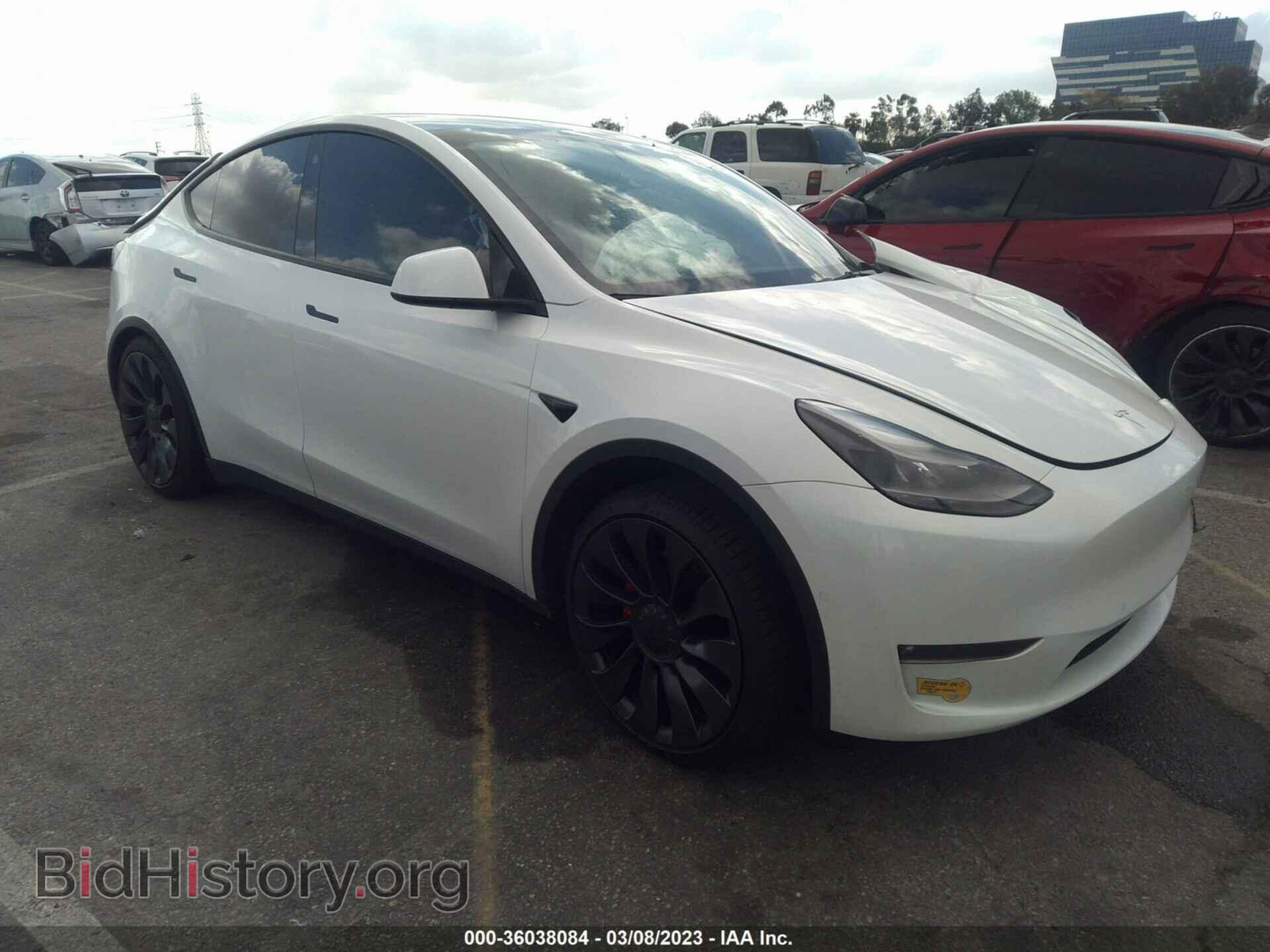 Фотография 7SAYGDEF4NF314751 - TESLA MODEL Y 2022