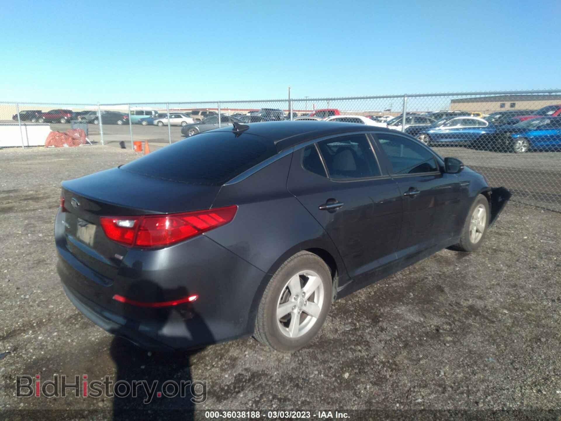 2015 KIA OPTIMA - VIN: KNAGM4A77F5634811 - Фото 4