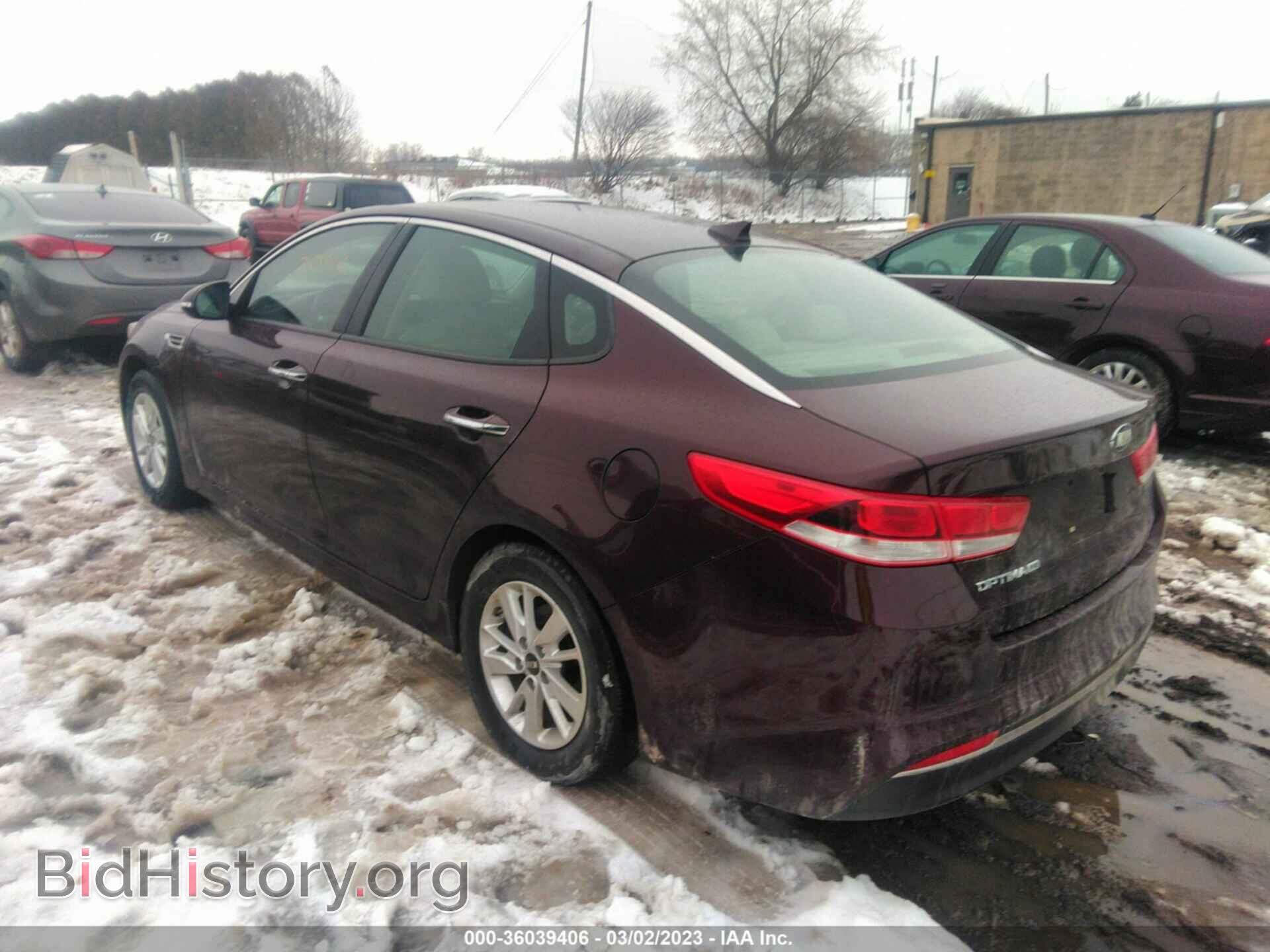 2016 KIA OPTIMA - VIN: 5XXGT4L35GG077166 - Фото 3