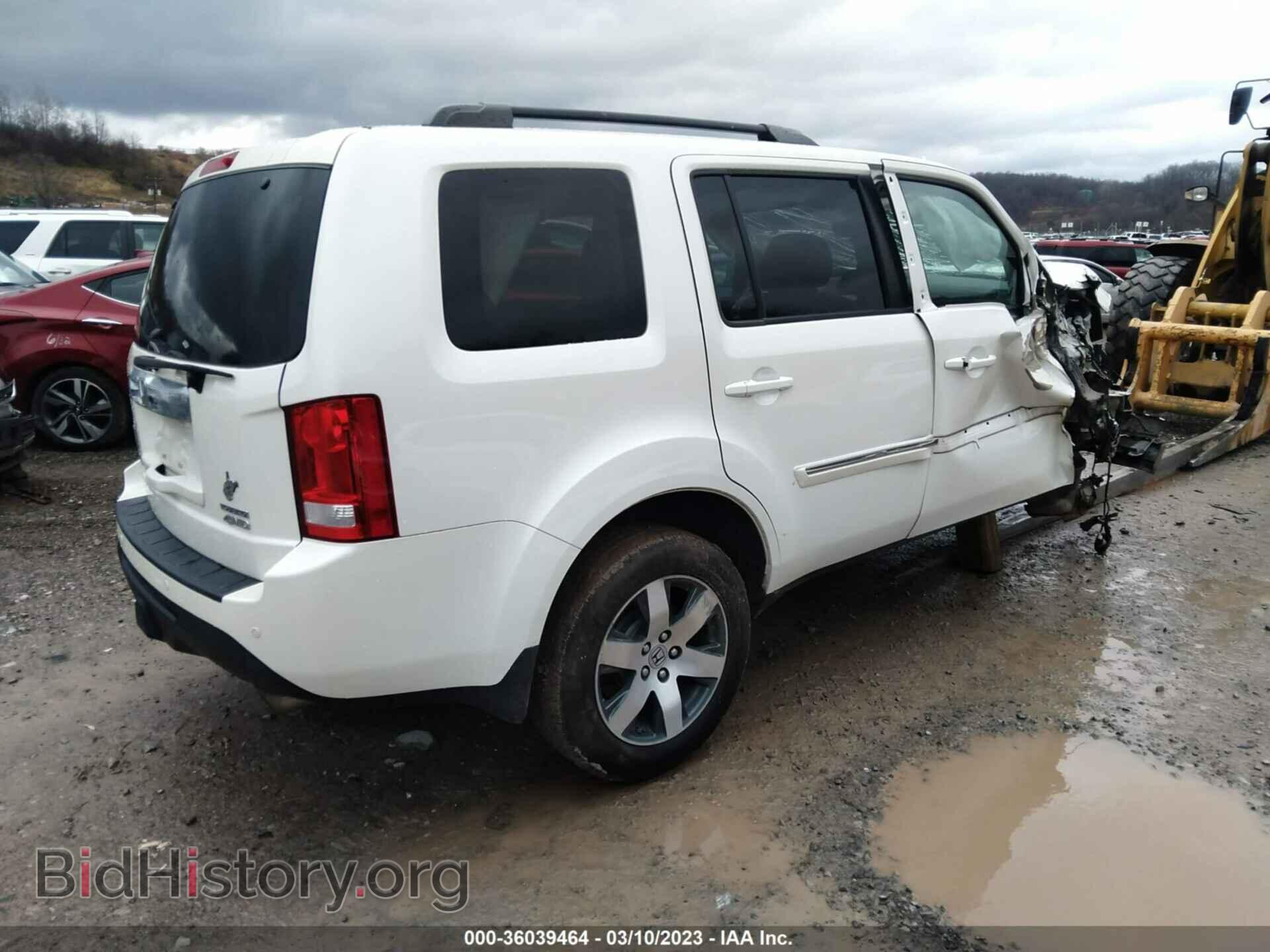 2015 HONDA PILOT - VIN: 5FNYF4H99FB049512 - Фото 4