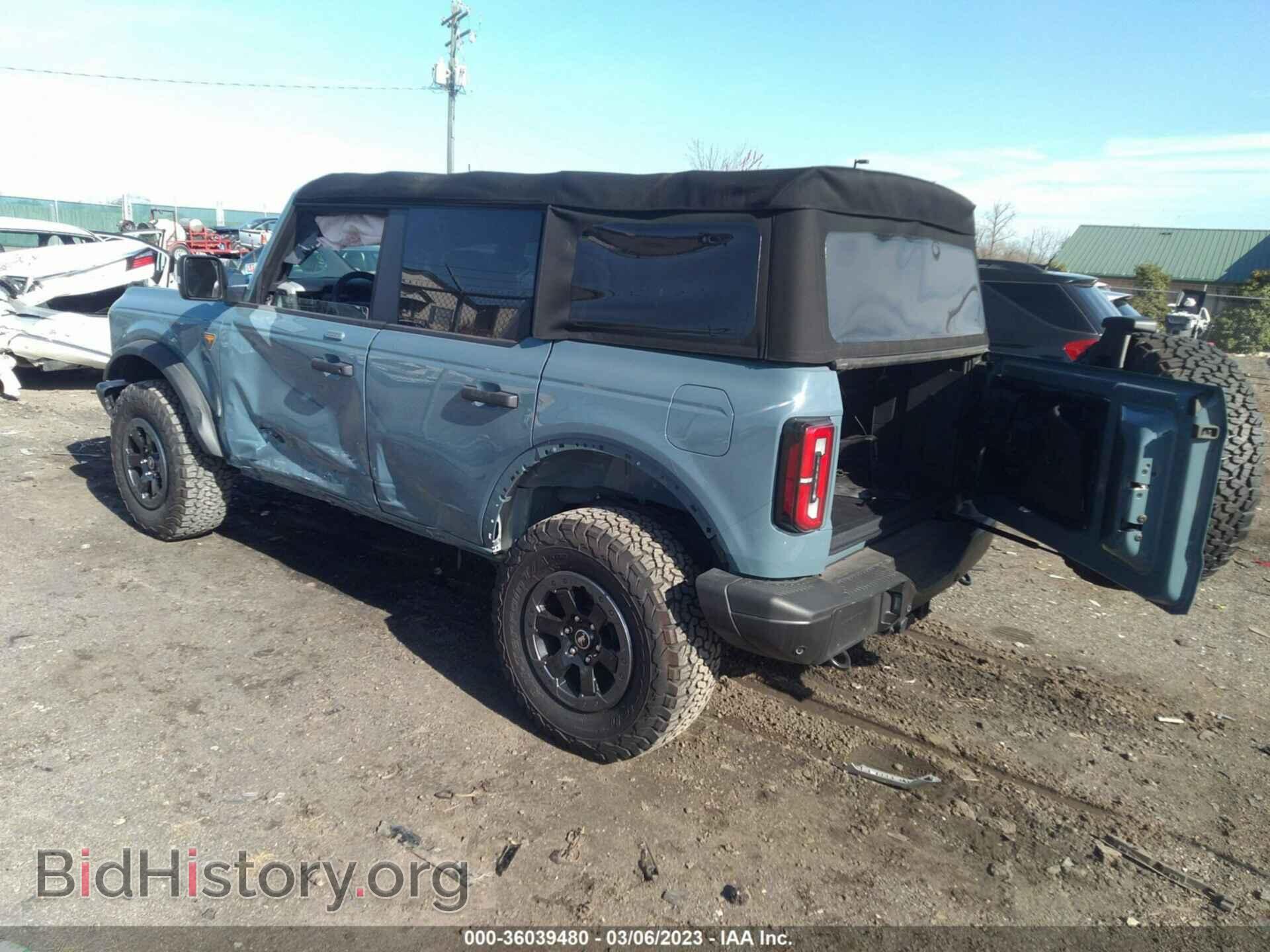 2022 FORD BRONCO - VIN: 1FMEE5DP2NLA97411 - Фото 3