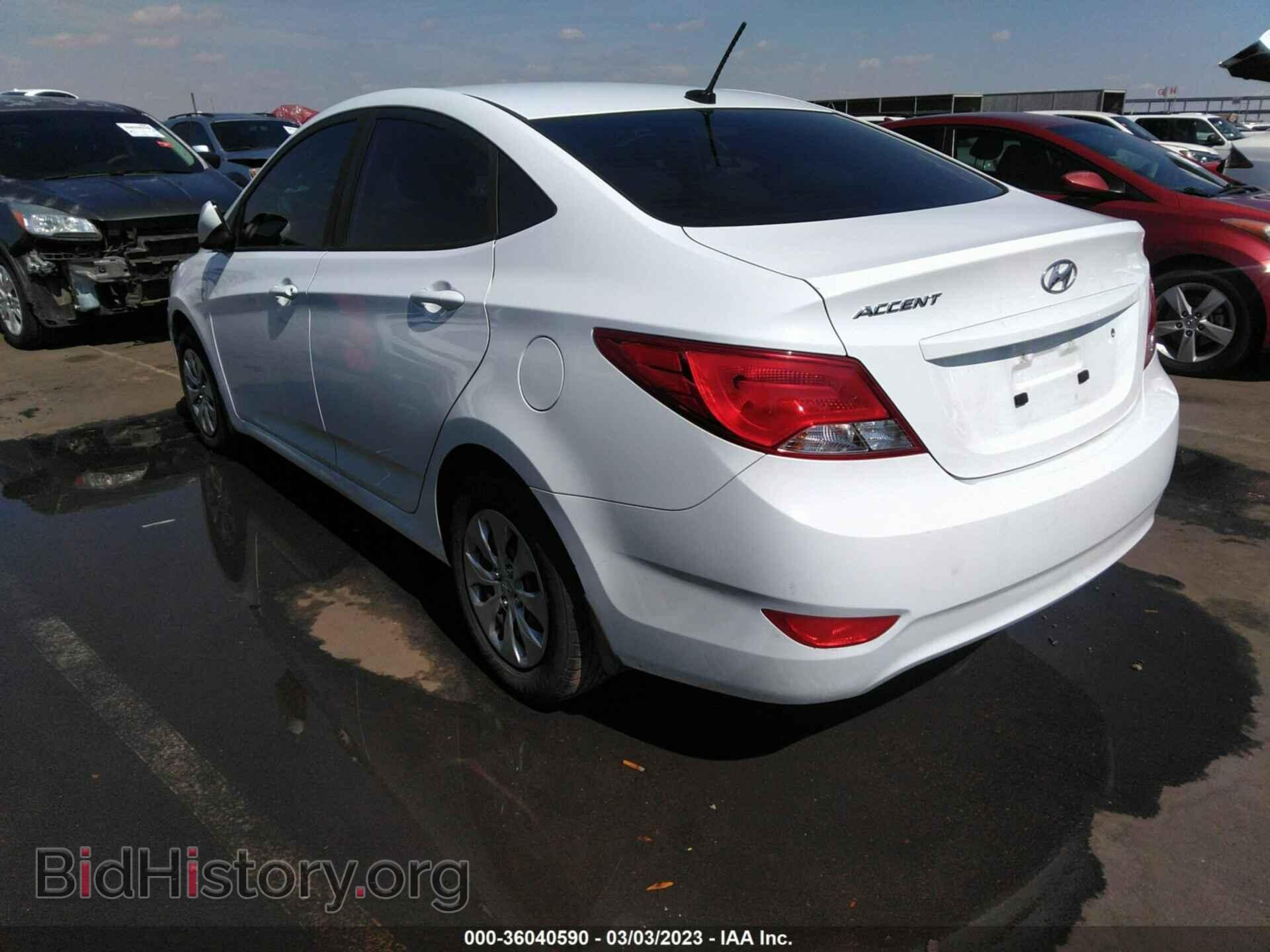 2016 HYUNDAI ACCENT - VIN: KMHCT4AE9GU122909 - Фото 3