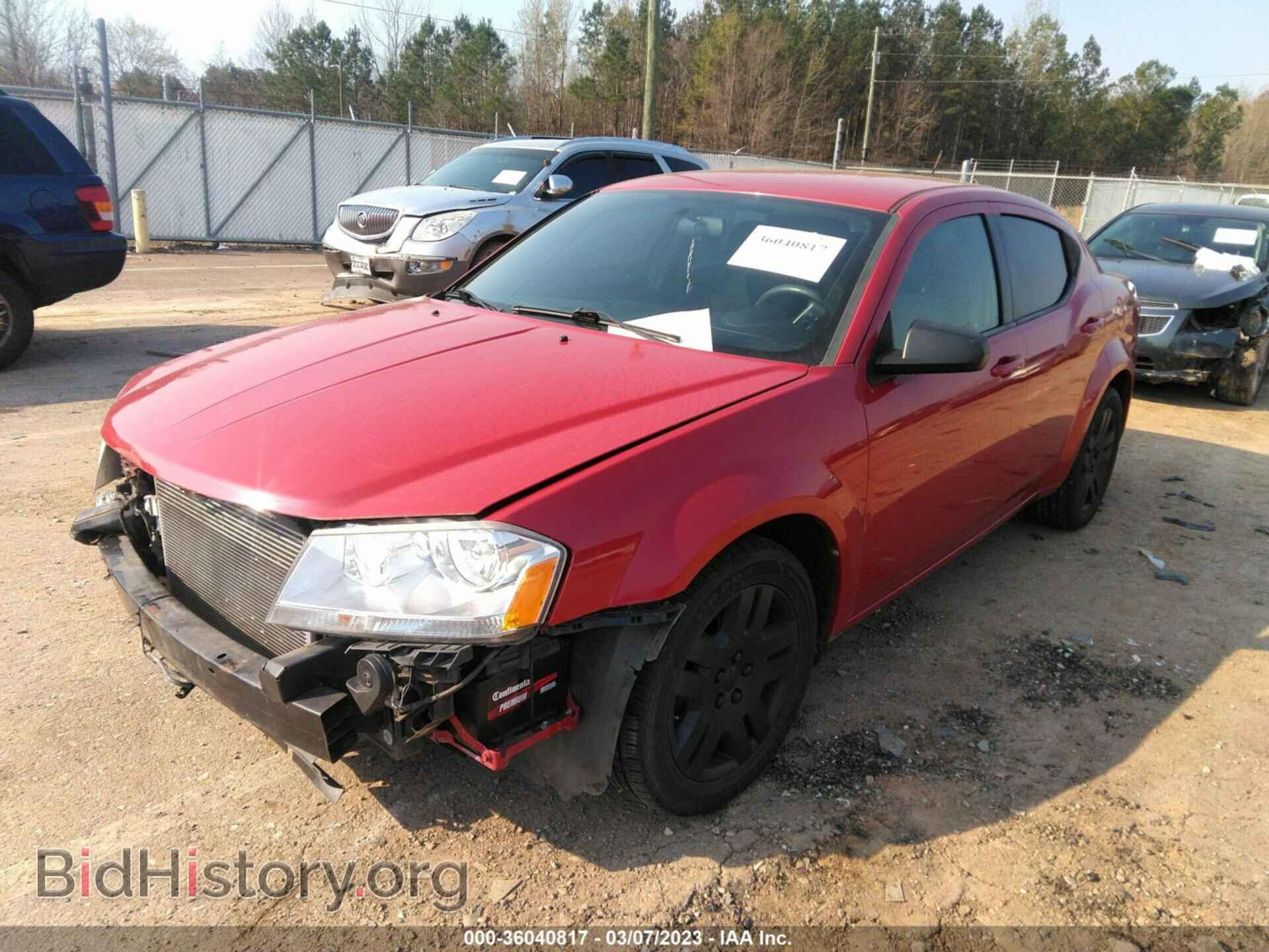 2013 DODGE AVENGER - VIN: 1C3CDZAB9DN700523 - Фото 2