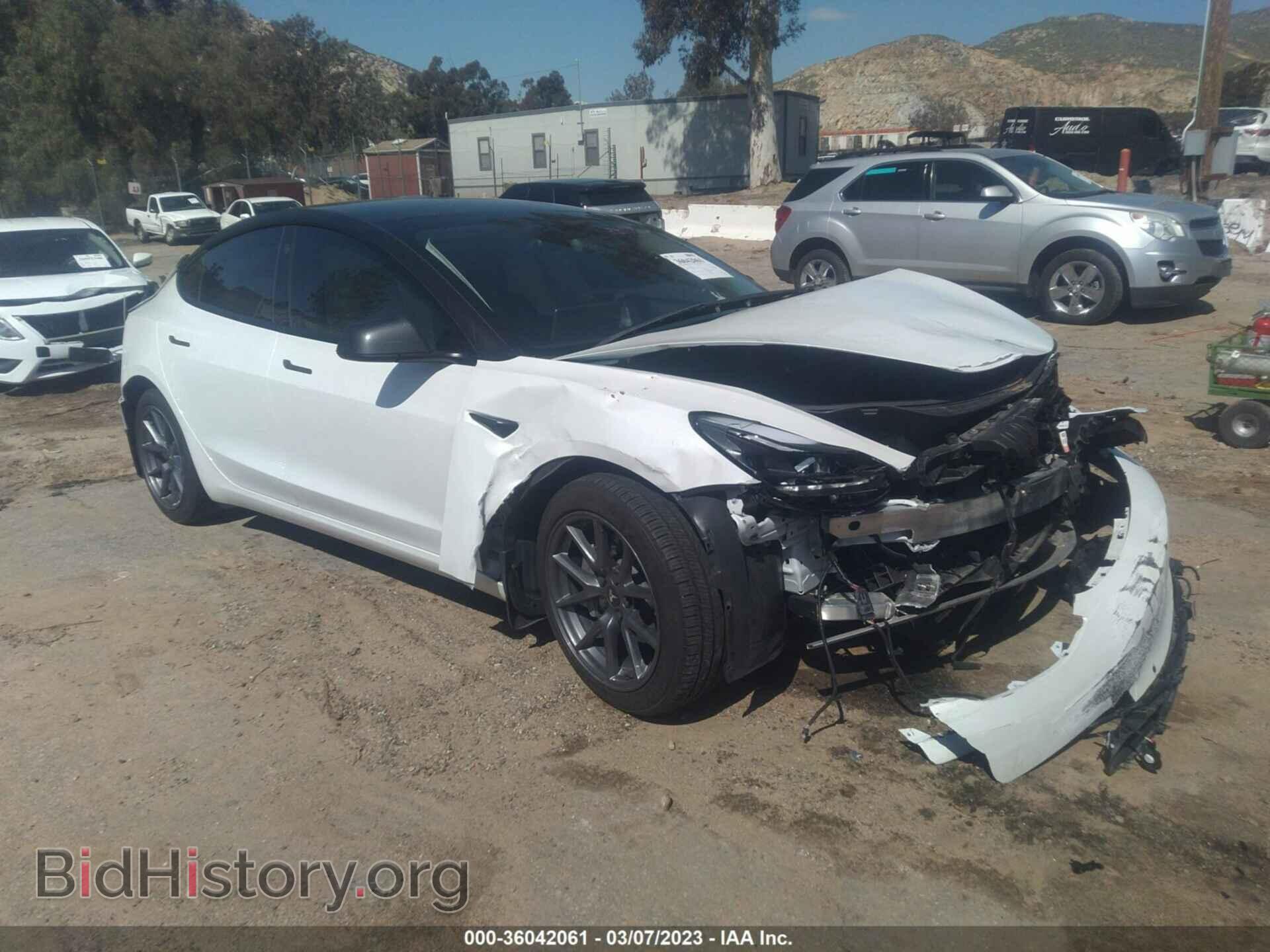 Photo 5YJ3E1EA9MF939712 - TESLA MODEL 3 2021