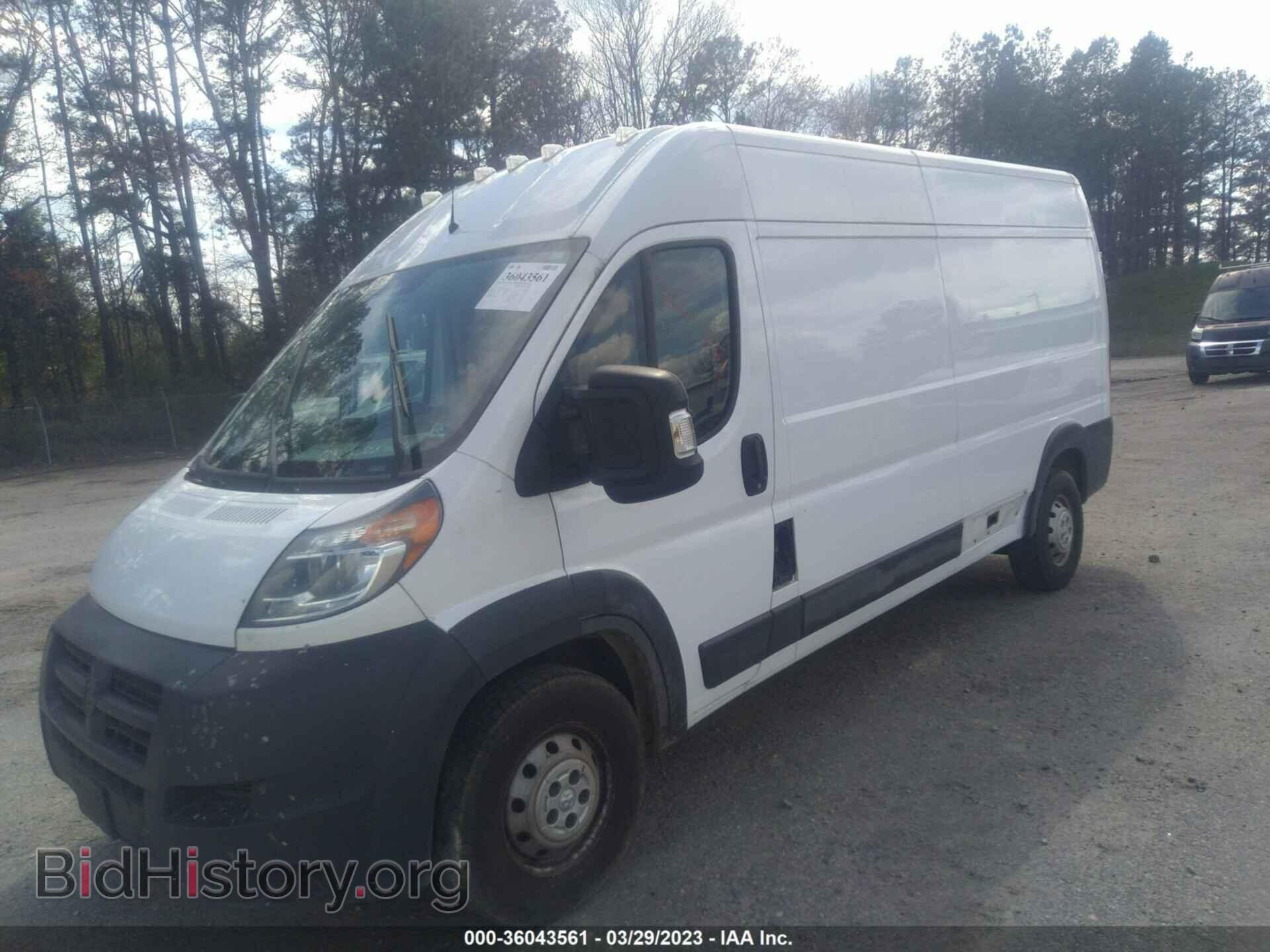 2017 RAM PROMASTER CARGO VAN - VIN: 3C6TRVDG0HE500807 - Фото 2