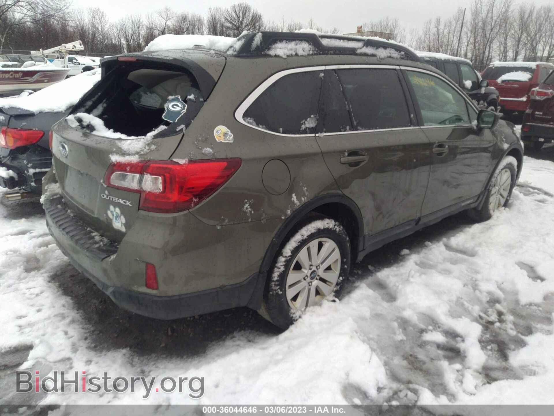 2015 SUBARU OUTBACK - VIN: 4S4BSBDC4F3215323 - Фото 4