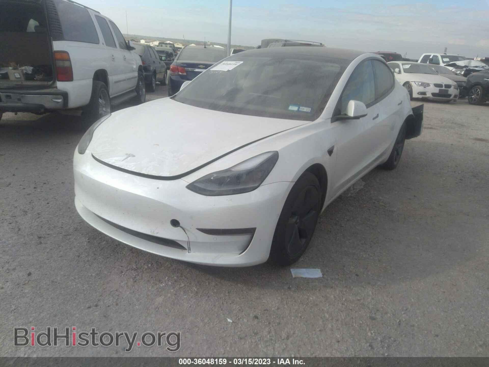 2021 TESLA MODEL 3 - VIN: 5YJ3E1EA7MF051220 - Фото 2