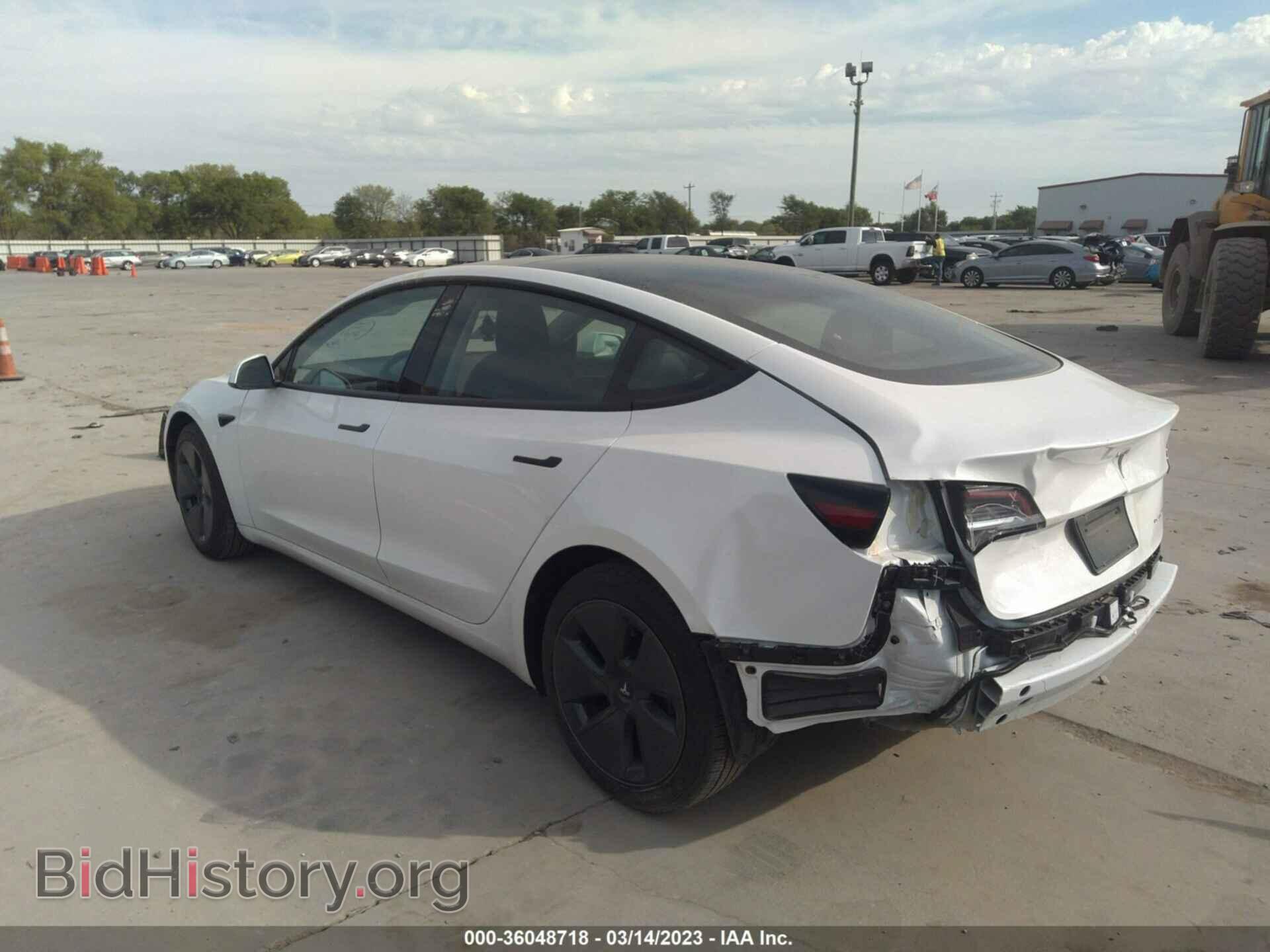 2022 TESLA MODEL 3 - VIN: 5YJ3E1EB8NF257883 - Фото 3