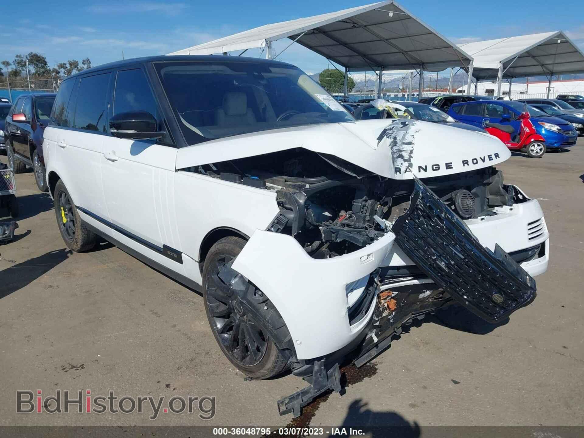 Фотография SALGS3EF4GA312049 - LAND ROVER RANGE ROVER 2016