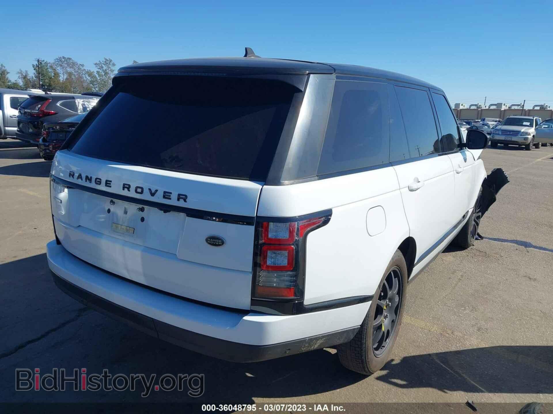 2016 LAND ROVER RANGE ROVER - VIN: SALGS3EF4GA312049 - Фото 4