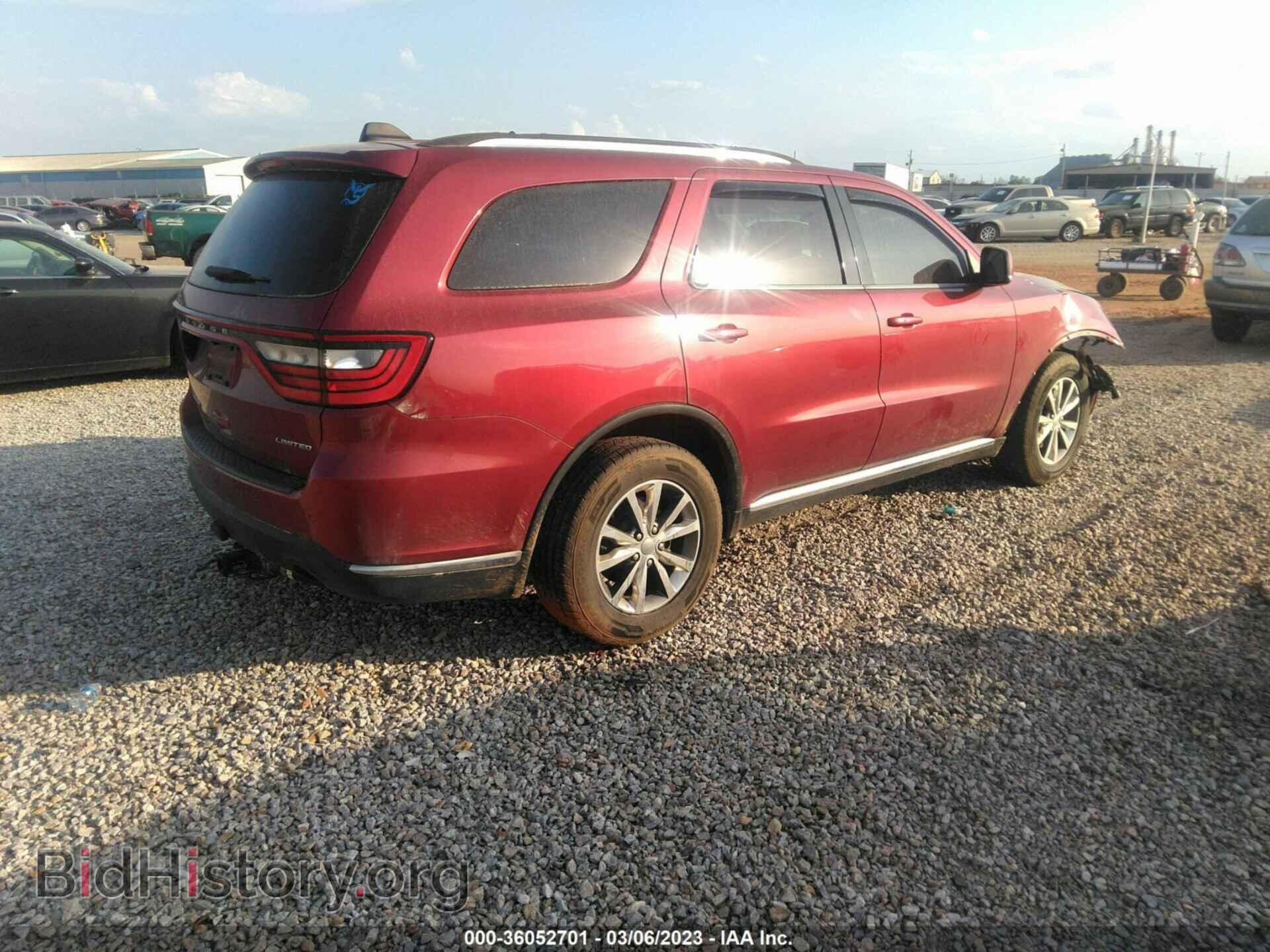 2015 DODGE DURANGO - VIN: 1C4RDHDG6FC127456 - Фото 4
