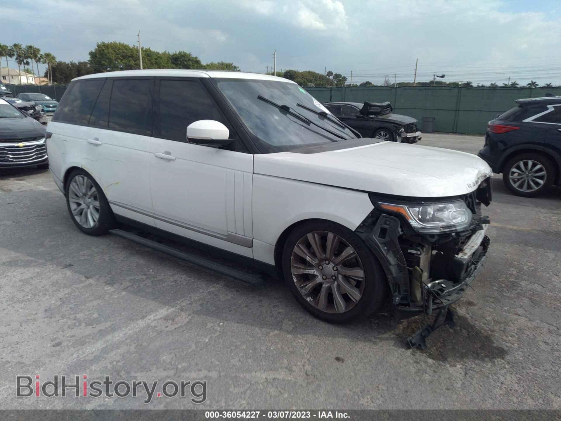 Фотография SALGS2EF8GA260550 - LAND ROVER RANGE ROVER 2016