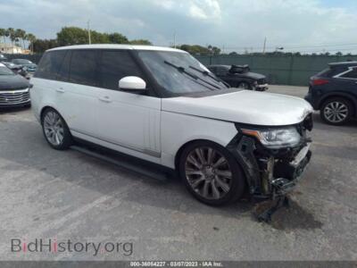 2016 Land Rover RANGE ROVER Supercharged, белый — VIN SALGS2EF8GA260550, IAAI