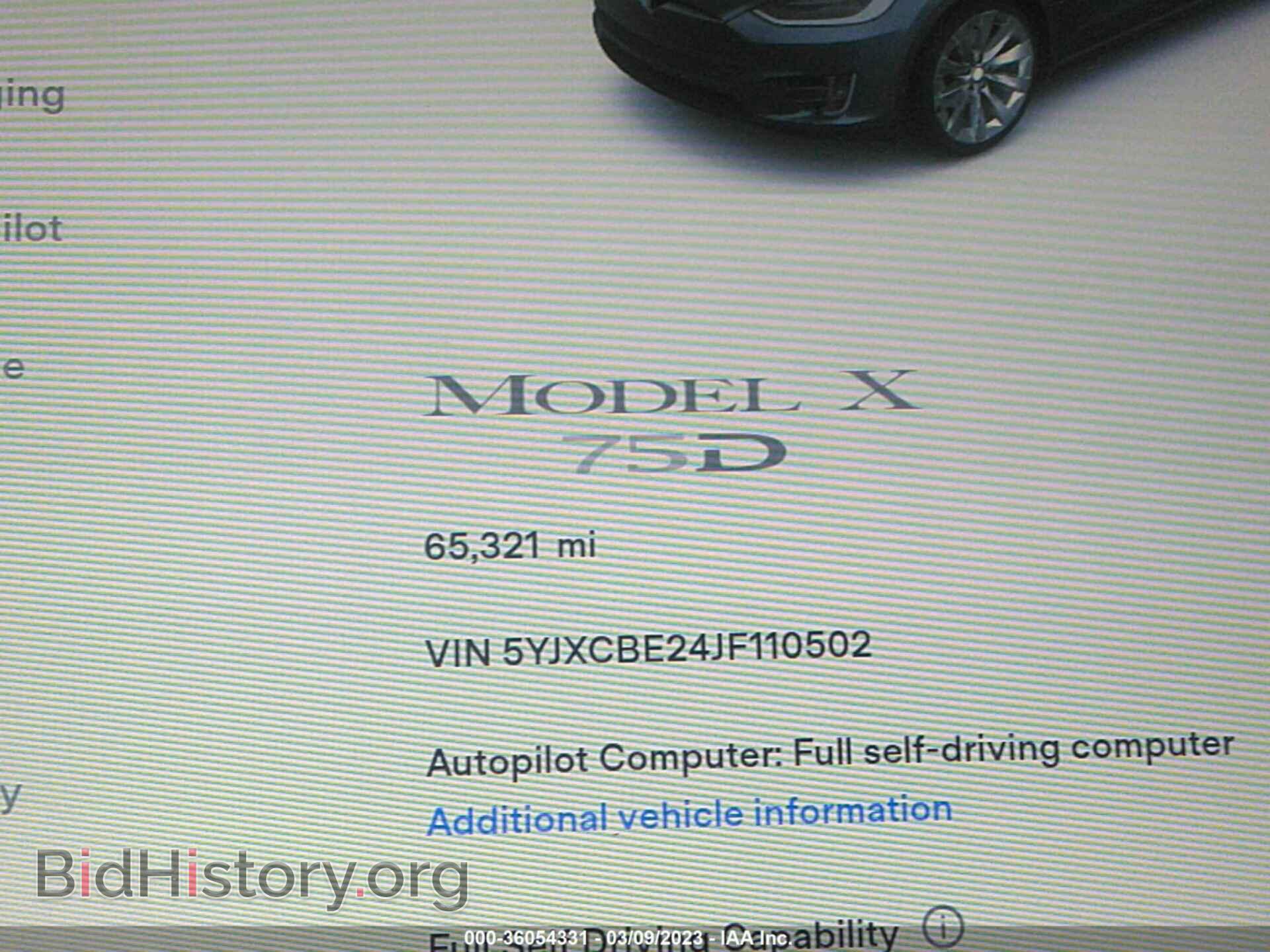 2018 TESLA MODEL X - VIN: 5YJXCBE24JF110502 - Фото 7