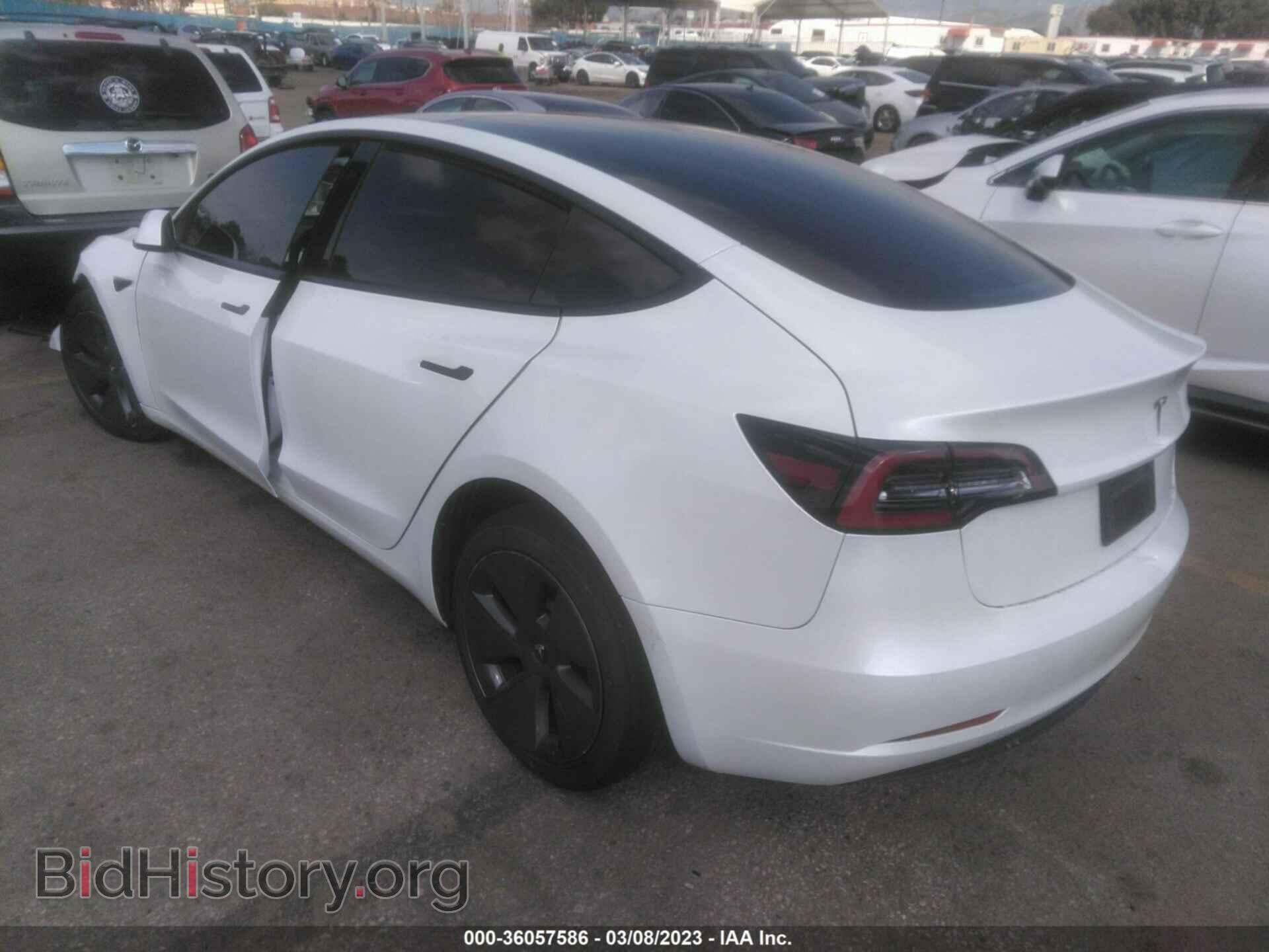 2022 TESLA MODEL 3 - VIN: 5YJ3E1EA4NF147971 - Фото 3