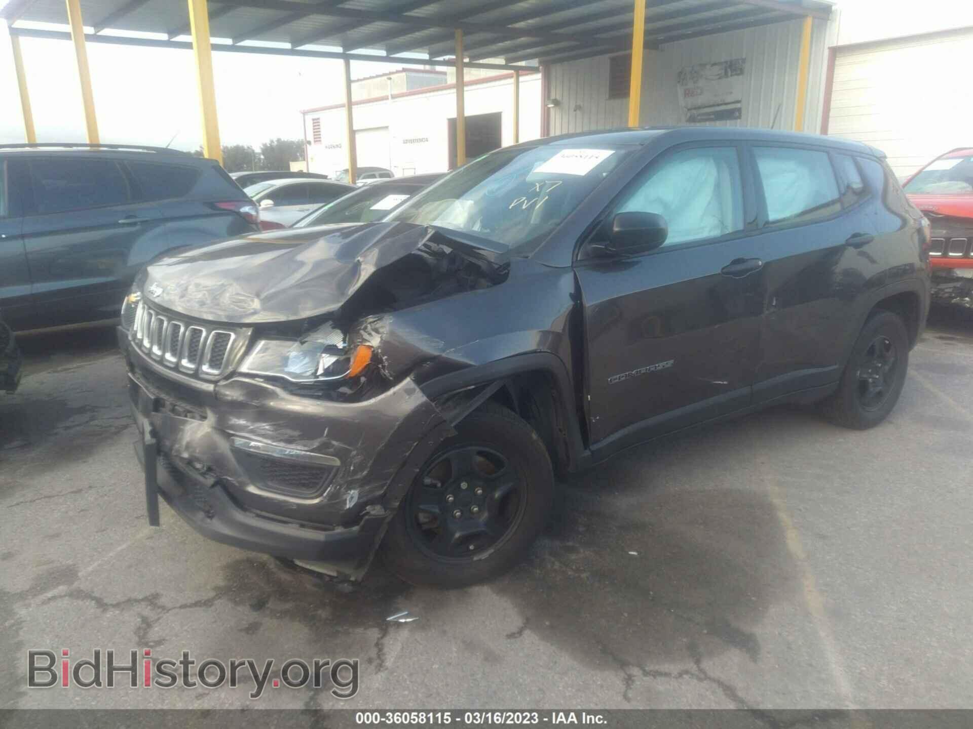 2019 JEEP COMPASS - VIN: 3C4NJCAB7KT677265 - Фото 2