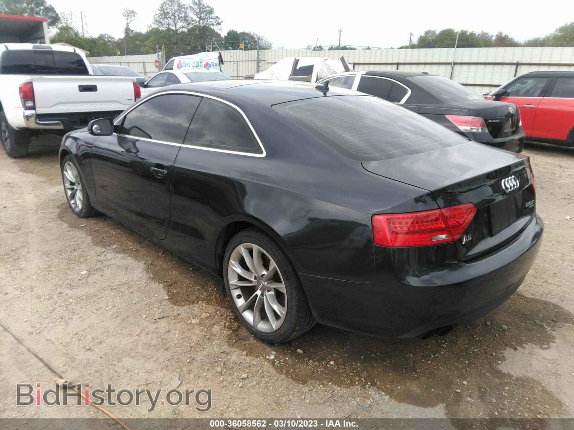 2013 AUDI A5 - VIN: WAULFAFR4DA042322 - Фото 3