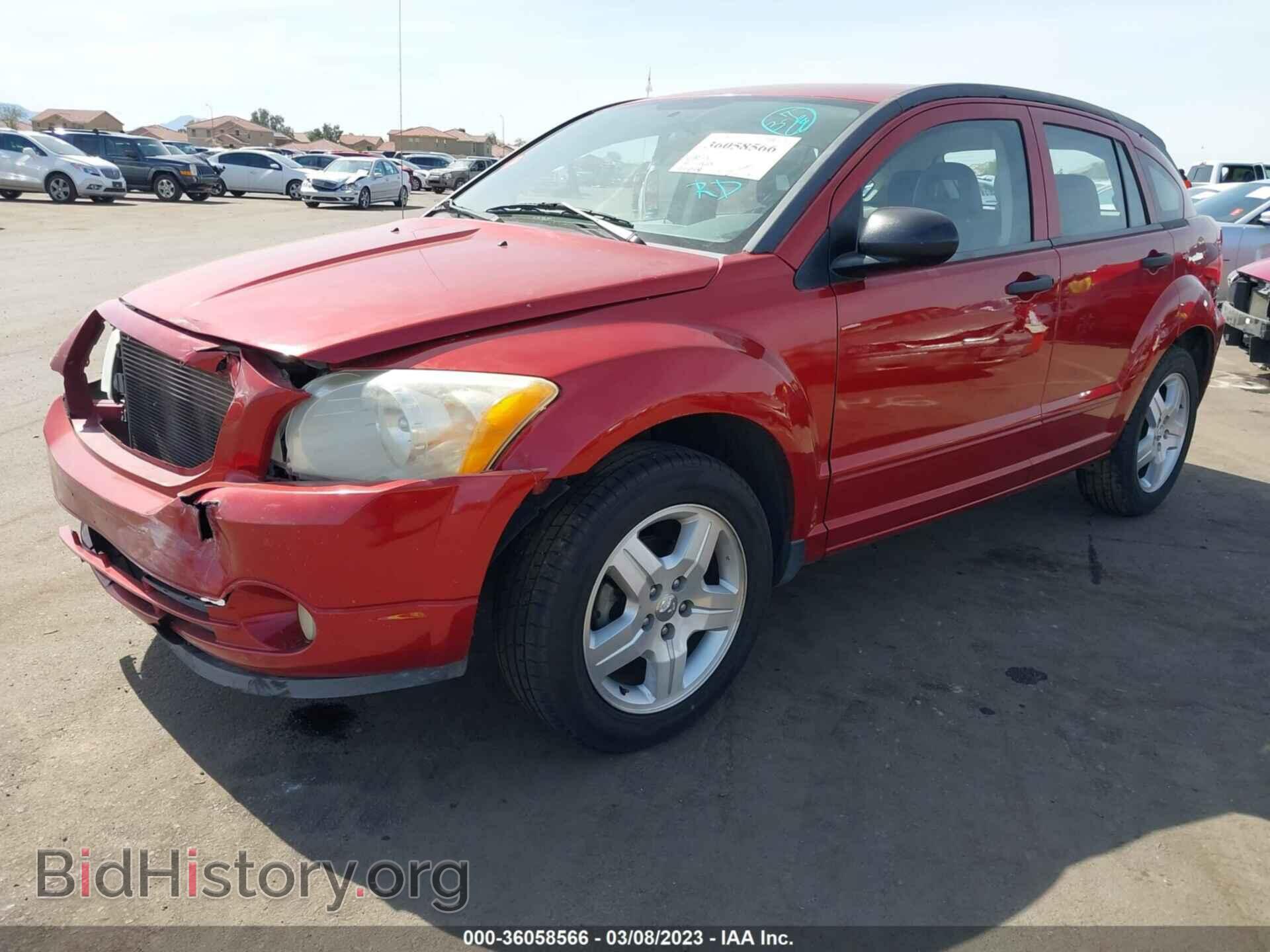 2007 DODGE CALIBER - VIN: 1B3HB48B07D215134 - Фото 2