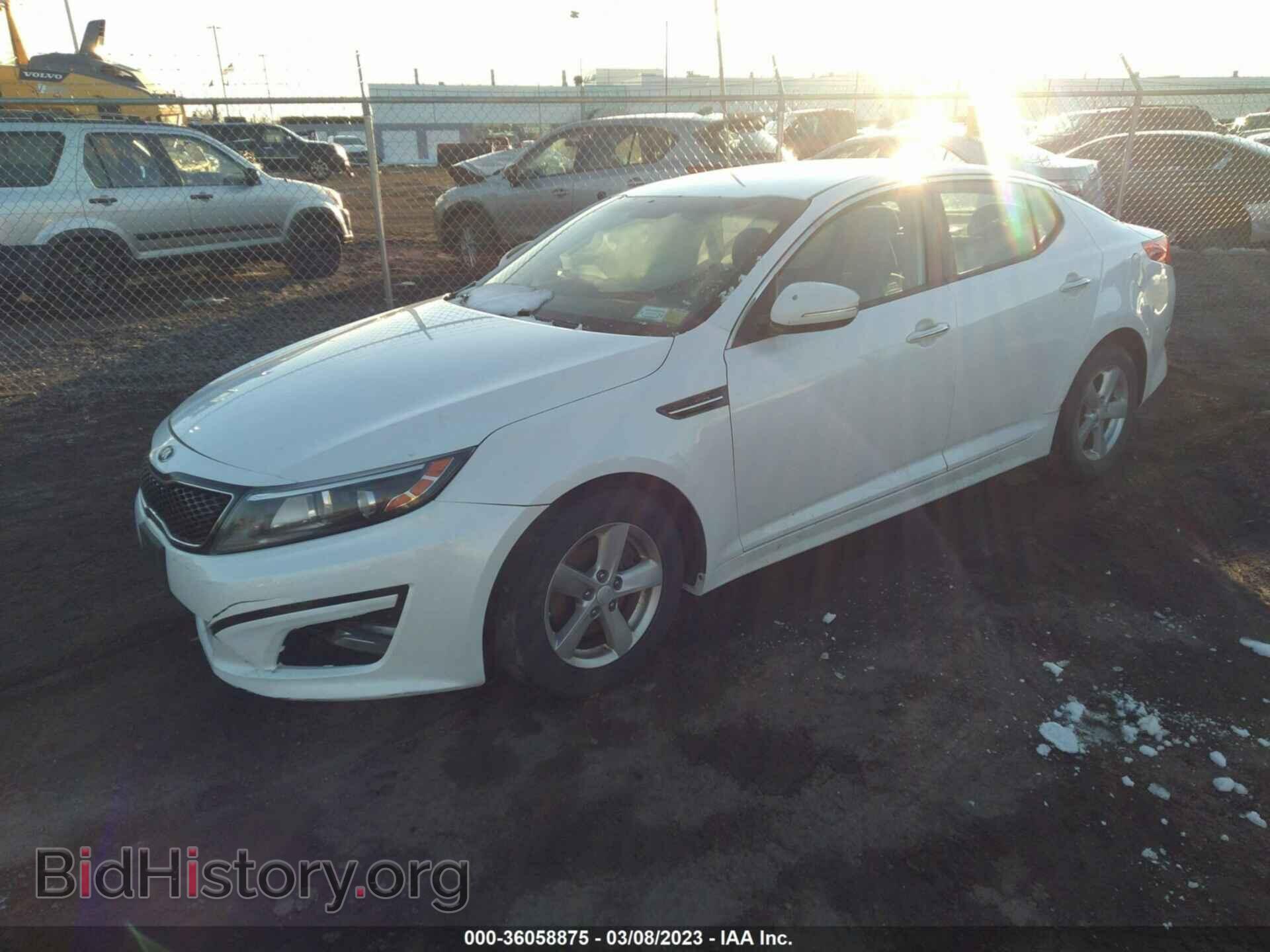 2015 KIA OPTIMA - VIN: KNAGM4A78F5606161 - Фото 2