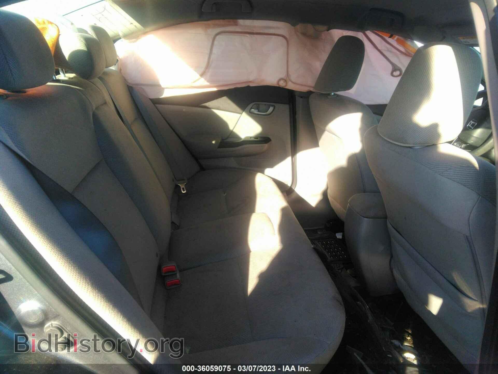 2012 HONDA CIVIC SDN - VIN: 19XFB2F58CE393096 - Фото 8