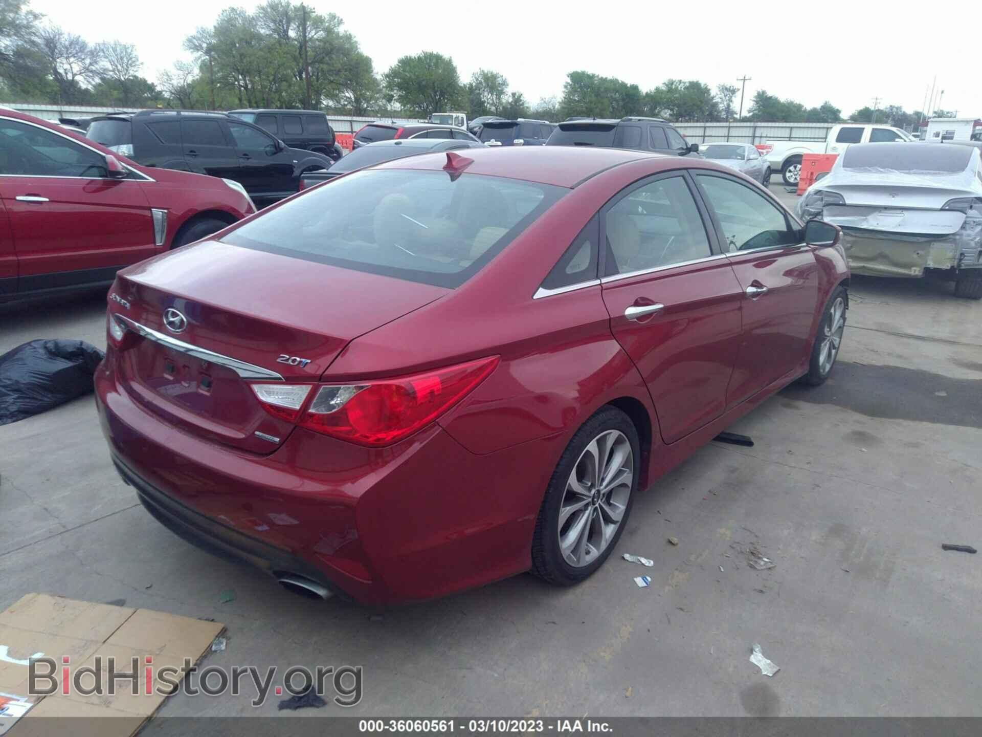 2014 HYUNDAI SONATA - VIN: 5NPEC4AB3EH850607 - Photo 4
