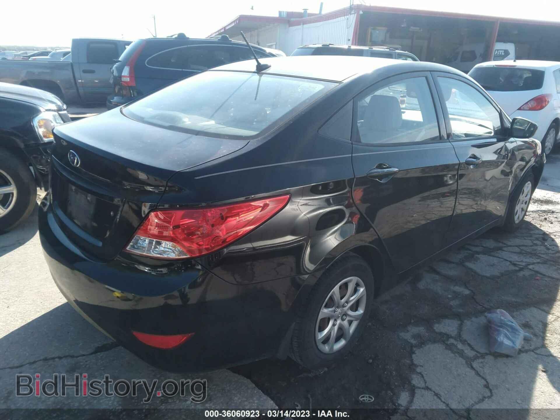 2013 HYUNDAI ACCENT - VIN: KMHCT4AE2DU342338 - Фото 4