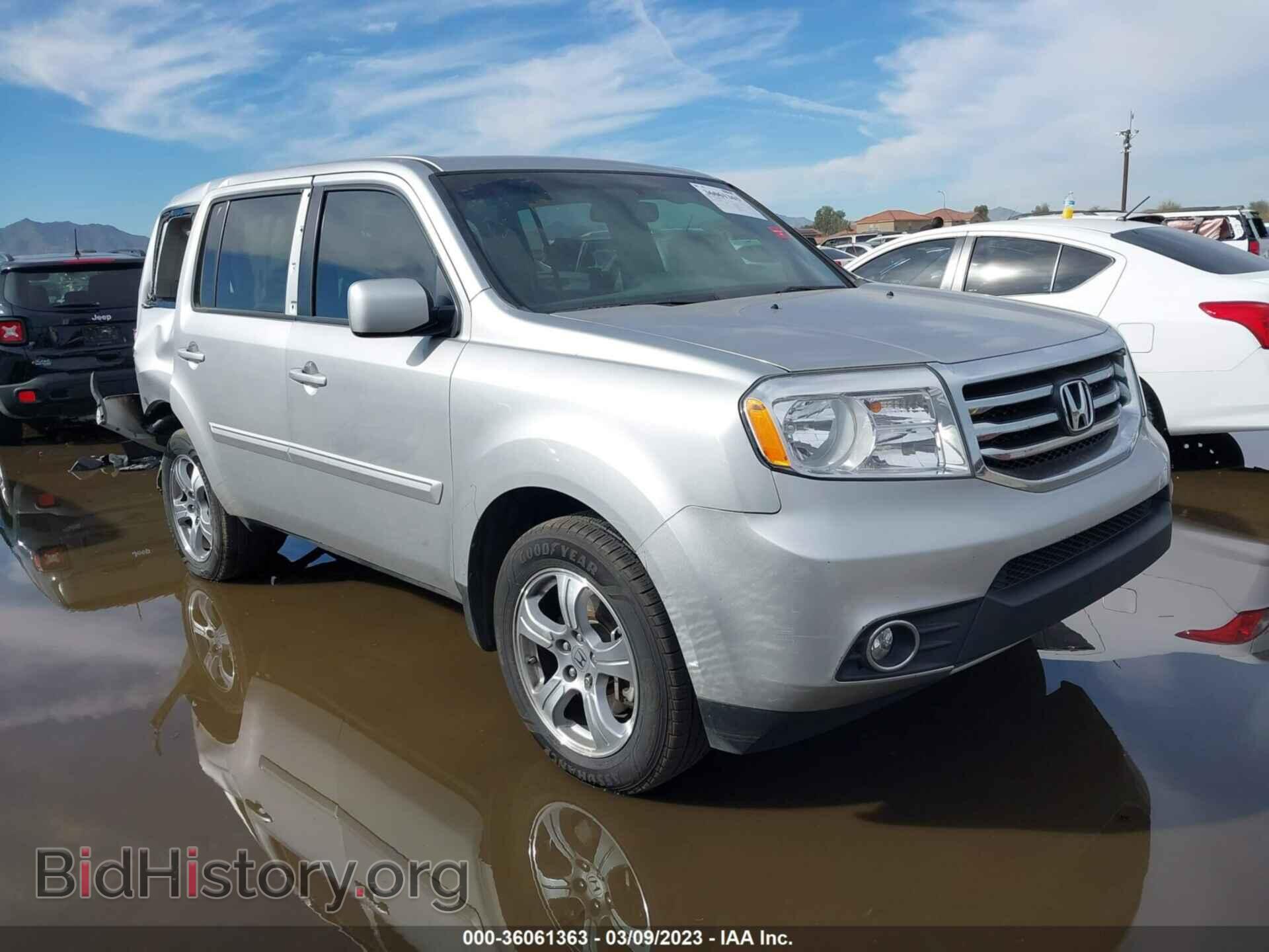 Photo 5FNYF3H75CB043484 - HONDA PILOT 2012