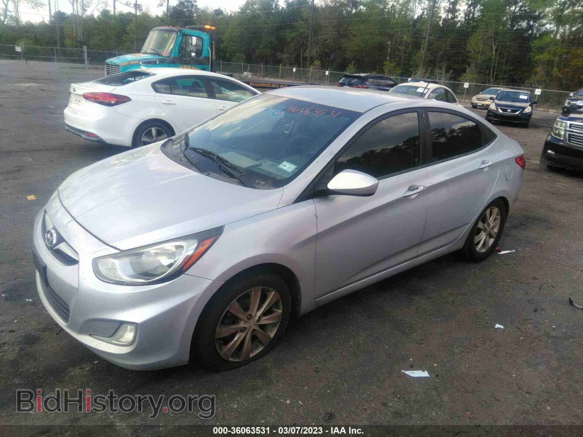 2012 HYUNDAI ACCENT - VIN: KMHCU4AEXCU162245 - Фото 2