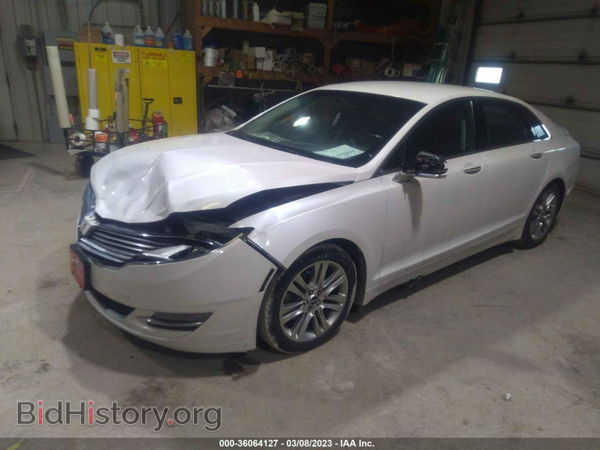 2014 LINCOLN MKZ - VIN: 3LN6L2G91ER802416 - Photo 2