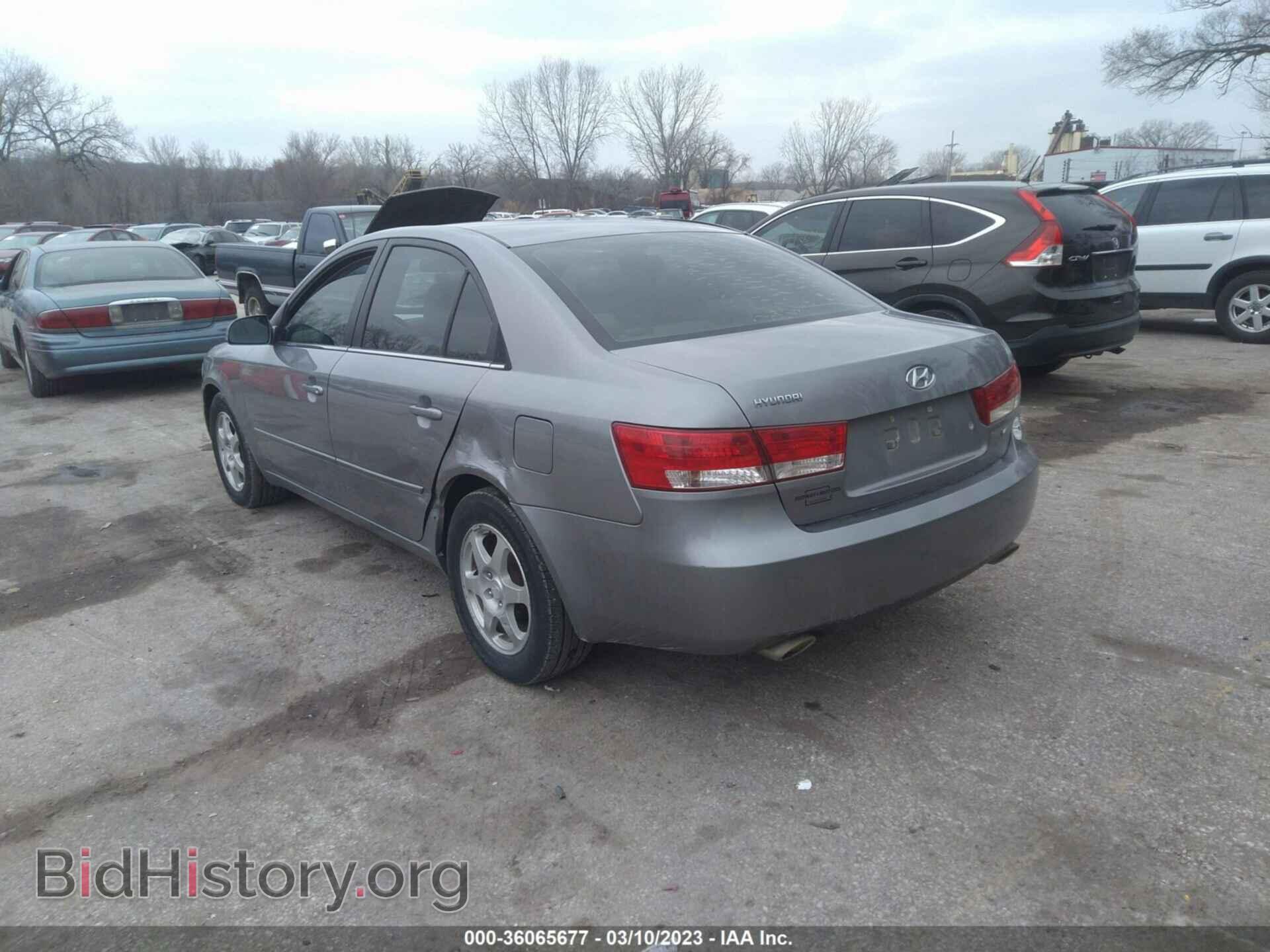 2006 HYUNDAI SONATA - VIN: 5NPEU46F76H090000 - Фото 3