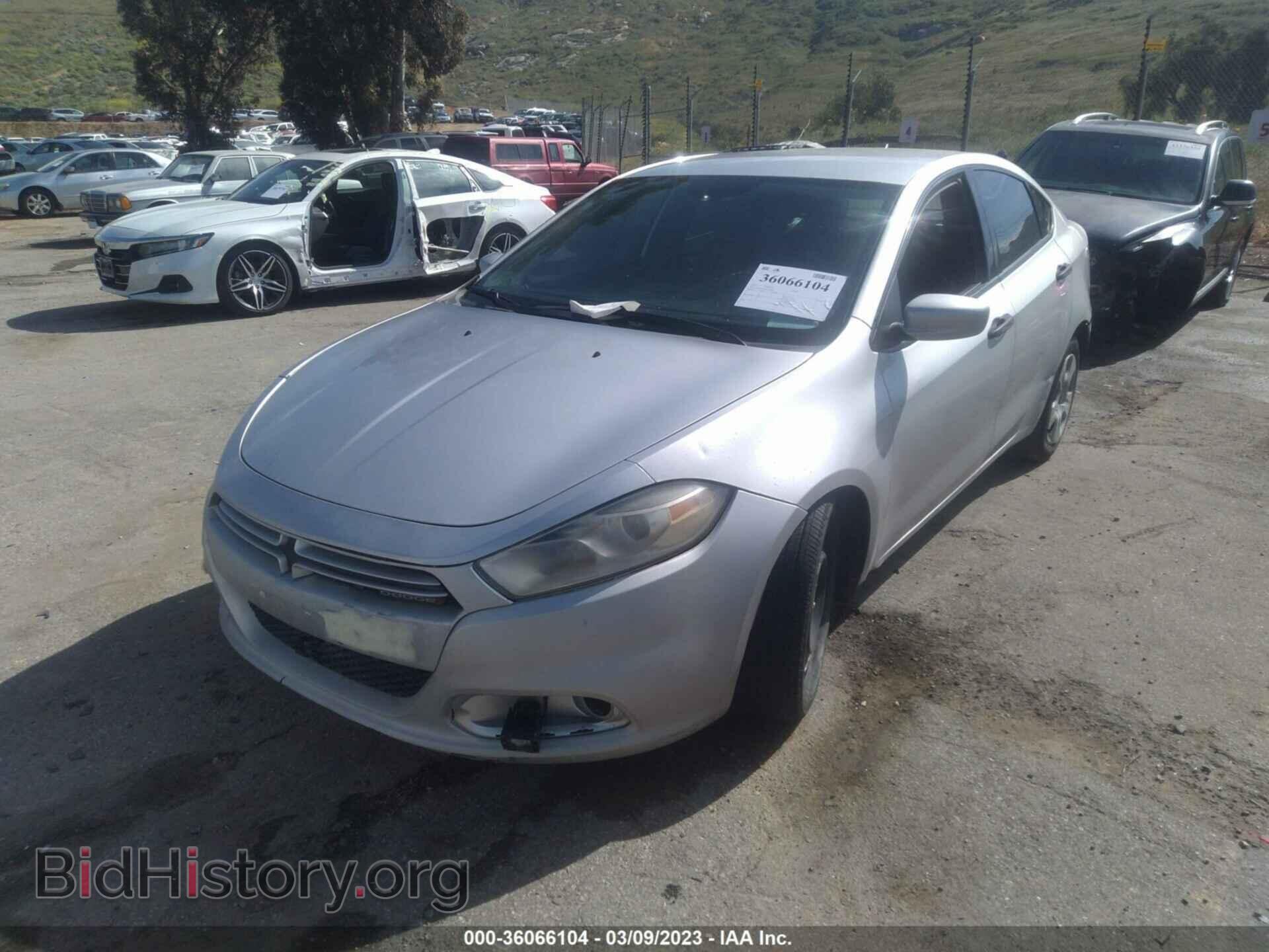 2013 DODGE DART - VIN: 1C3CDFAA9DD244826 - Фото 2