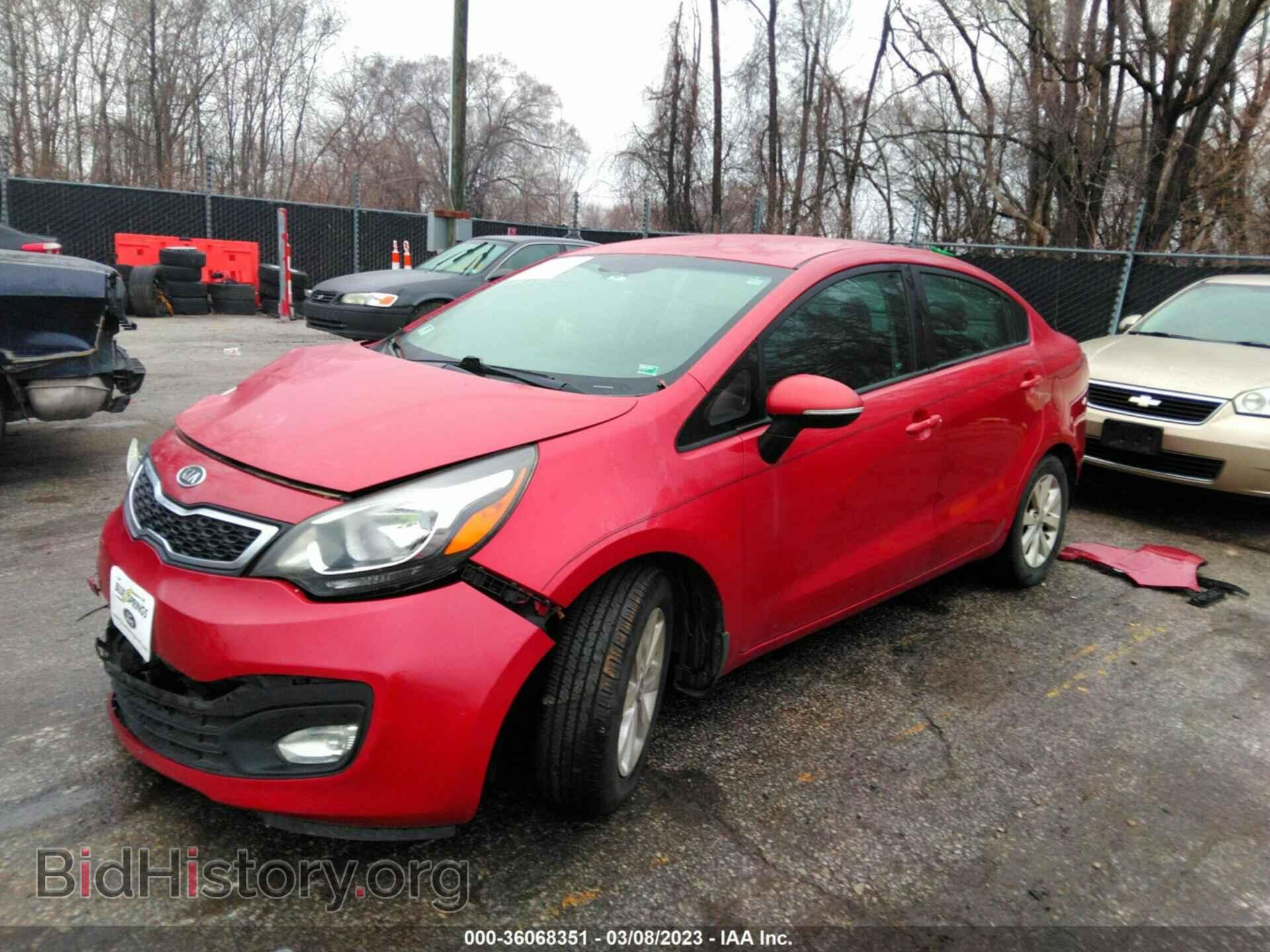 2013 KIA RIO - VIN: KNADN4A37D6100096 - Photo 2