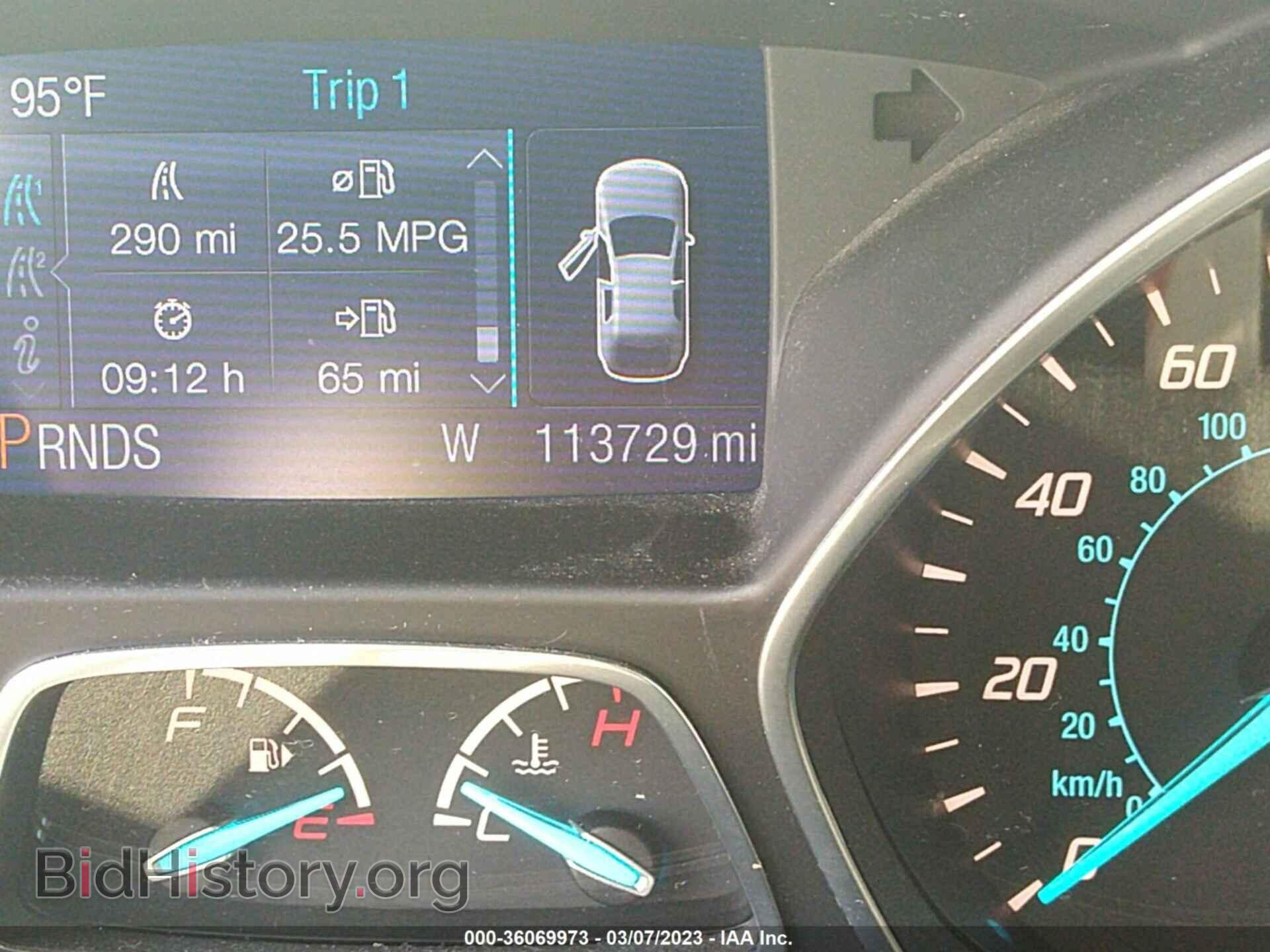 2013 FORD ESCAPE - VIN: 1FMCU0F77DUD33151 - Фото 7