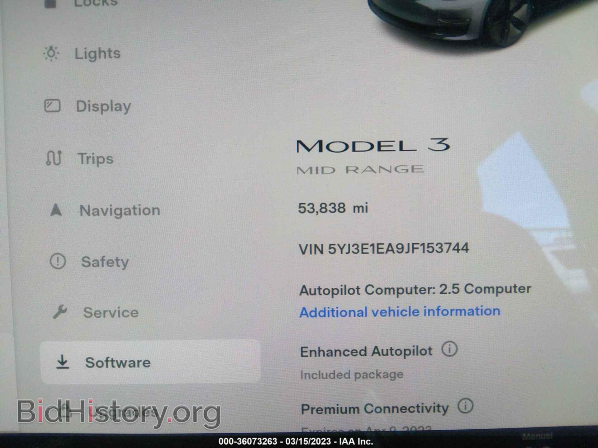 2018 TESLA MODEL 3 - VIN: 5YJ3E1EA9JF153744 - Фото 7