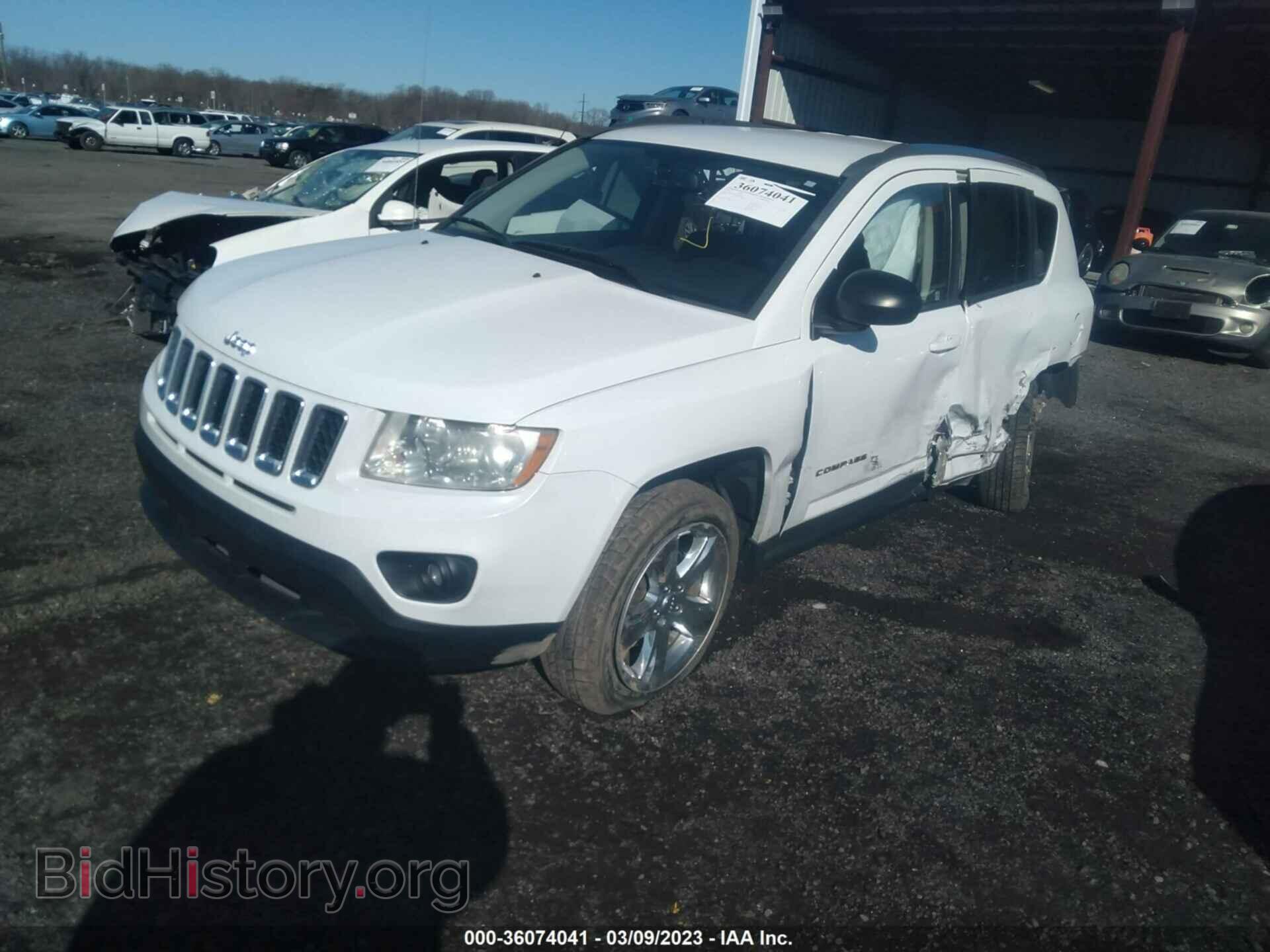 2012 JEEP COMPASS - VIN: 1C4NJDCB2CD663705 - Фото 2